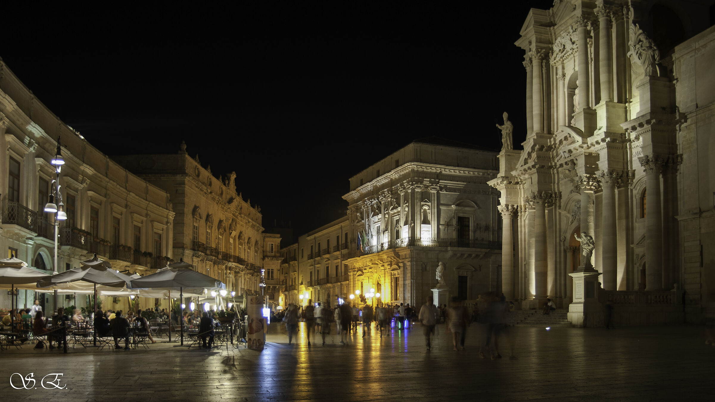 La piazza di Ortigia vista a modo mio