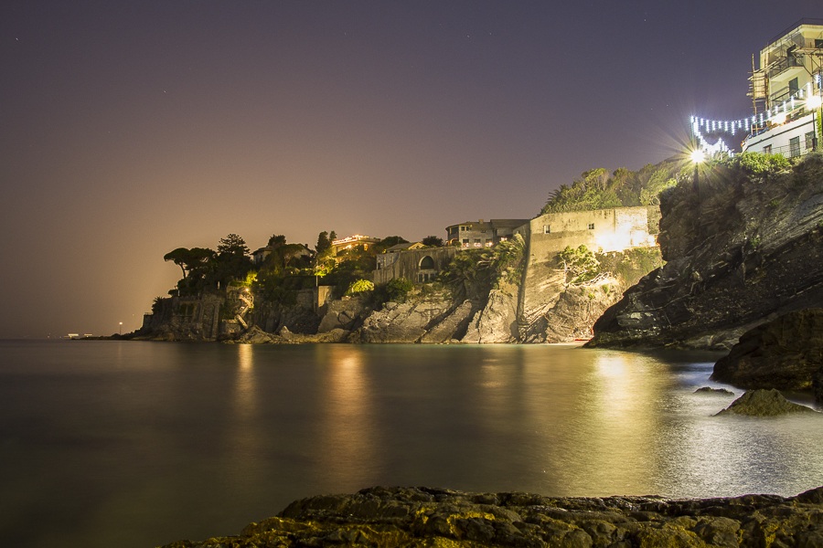 Bogliasco at night