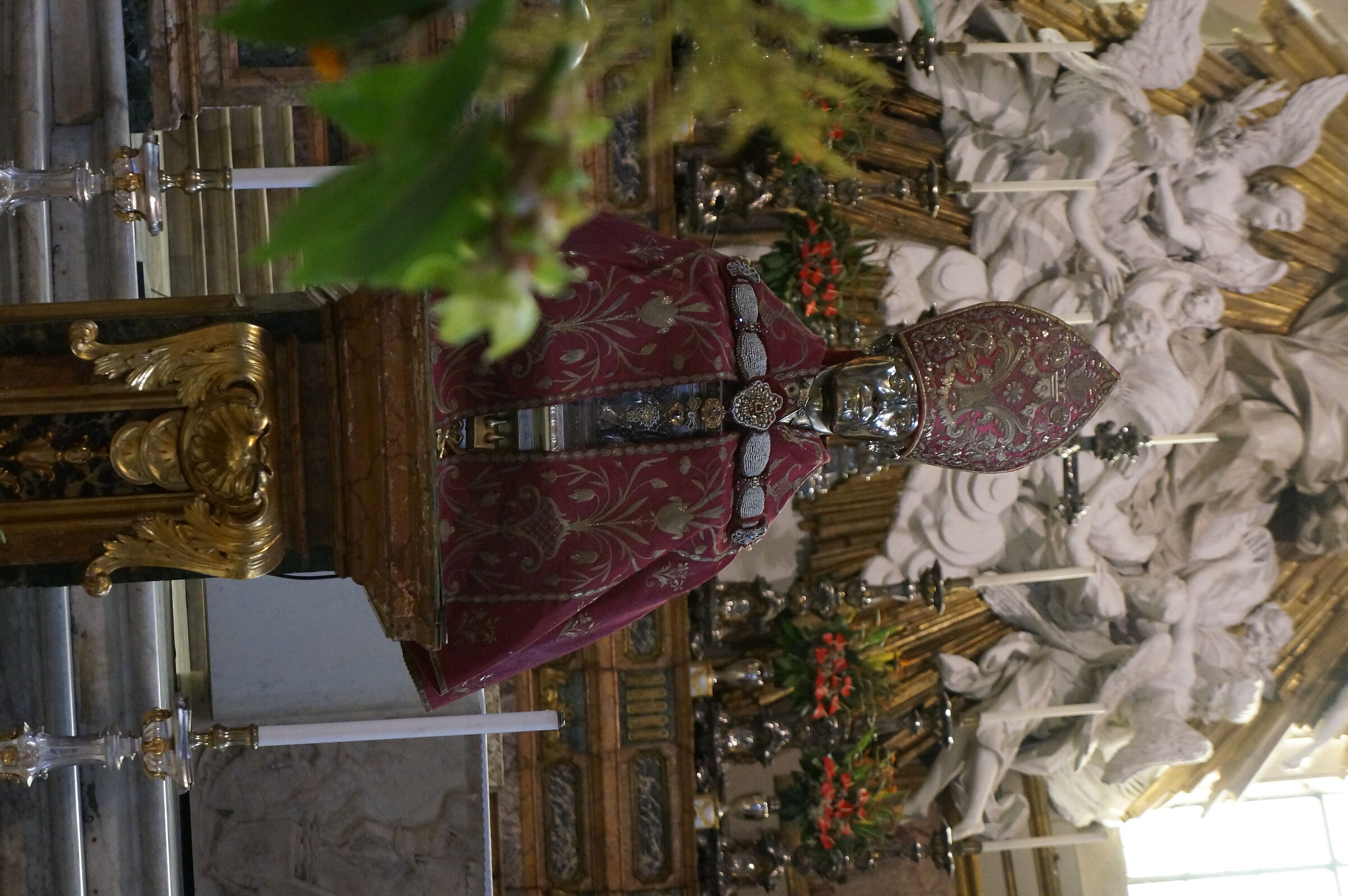 San Gennaro in his Chapel at the Duomo