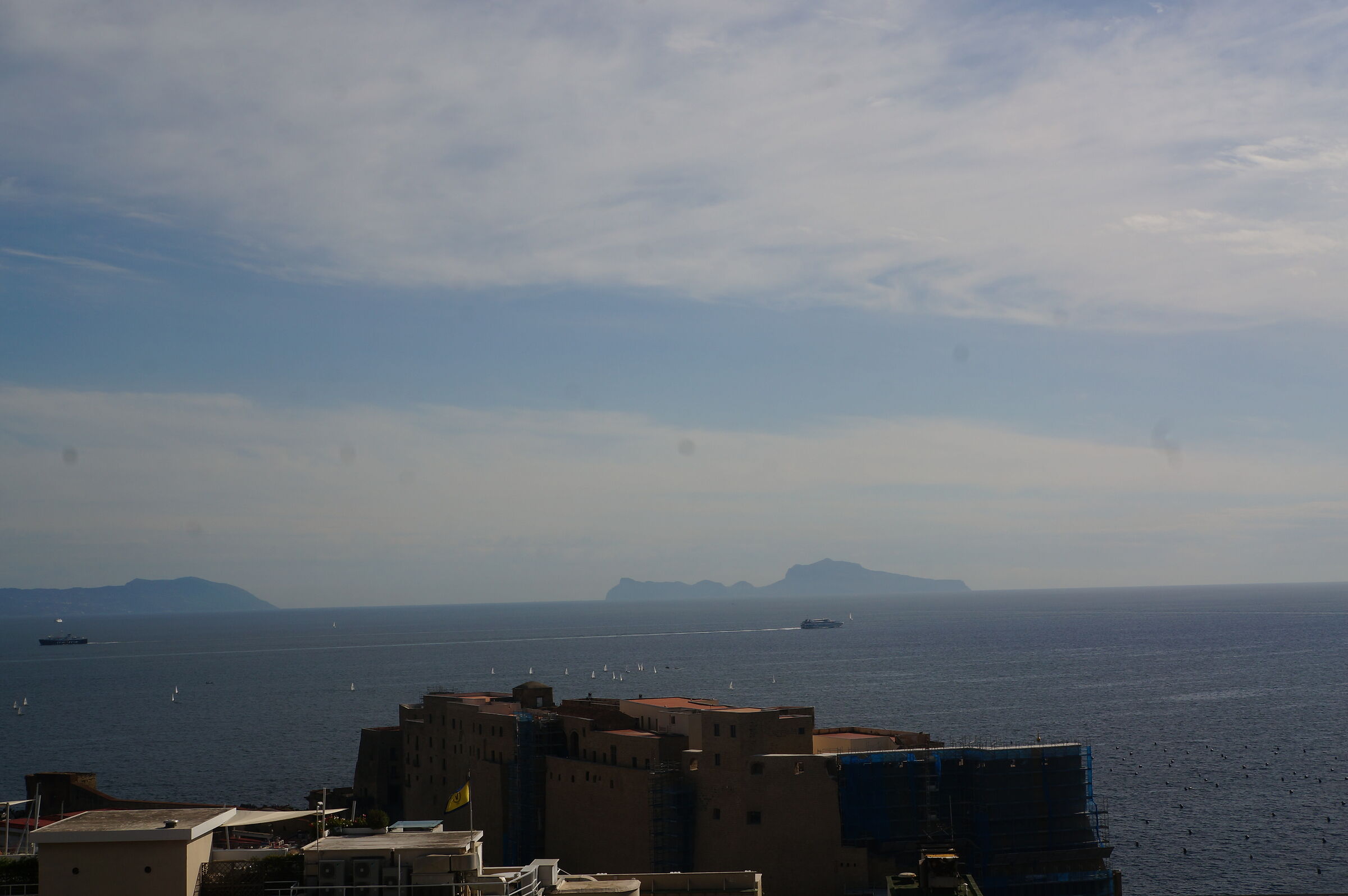 from S.Lucia, Castel dell Ovo Capri and Punta Campanella