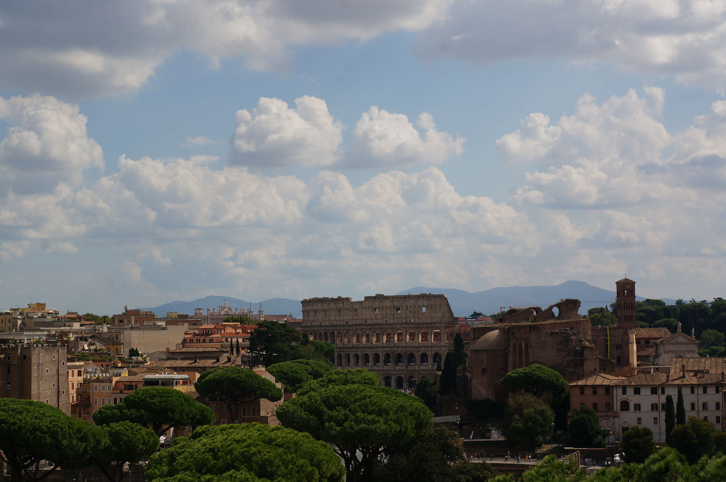 Colosseum and Forum