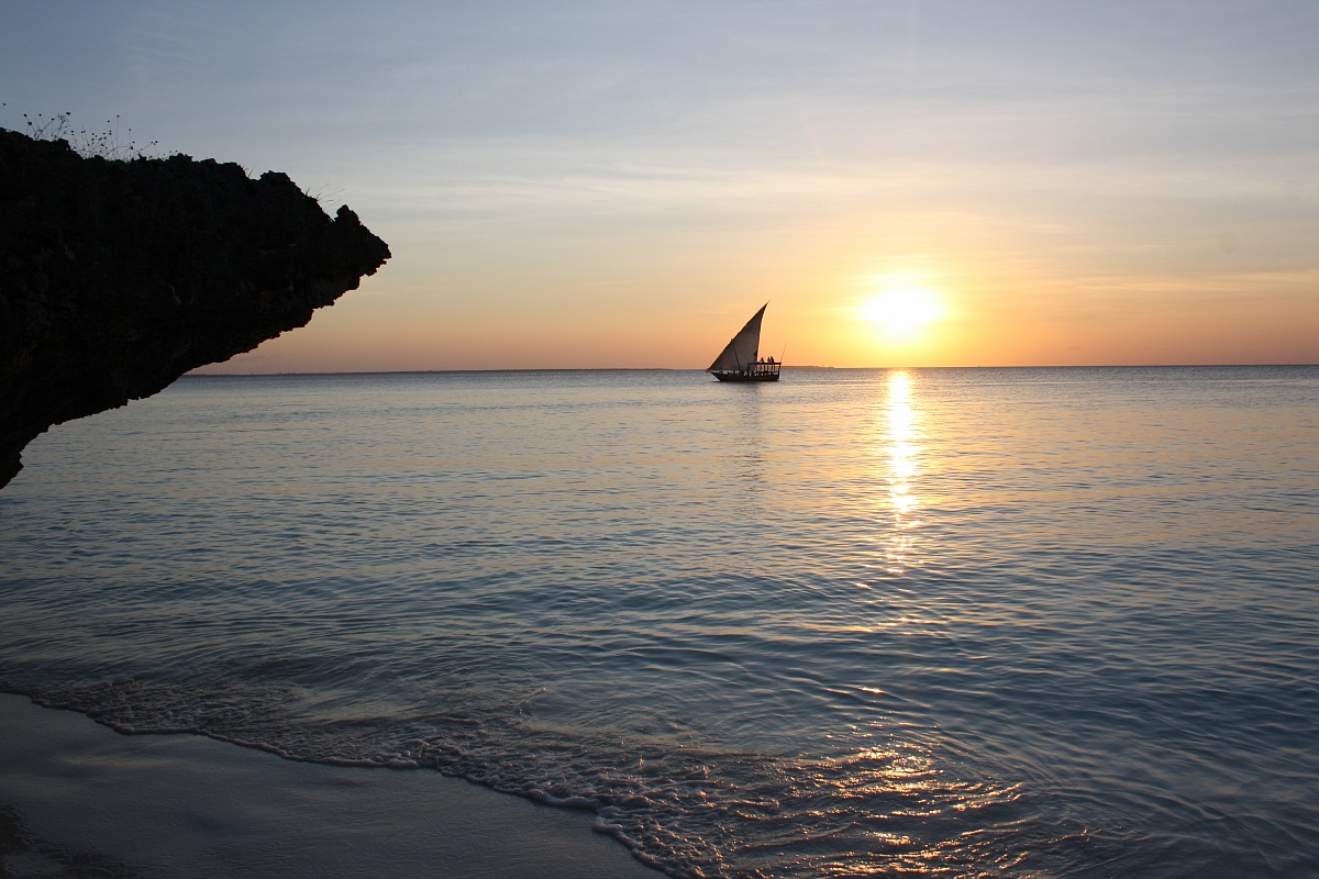Sunset in Zanzibar