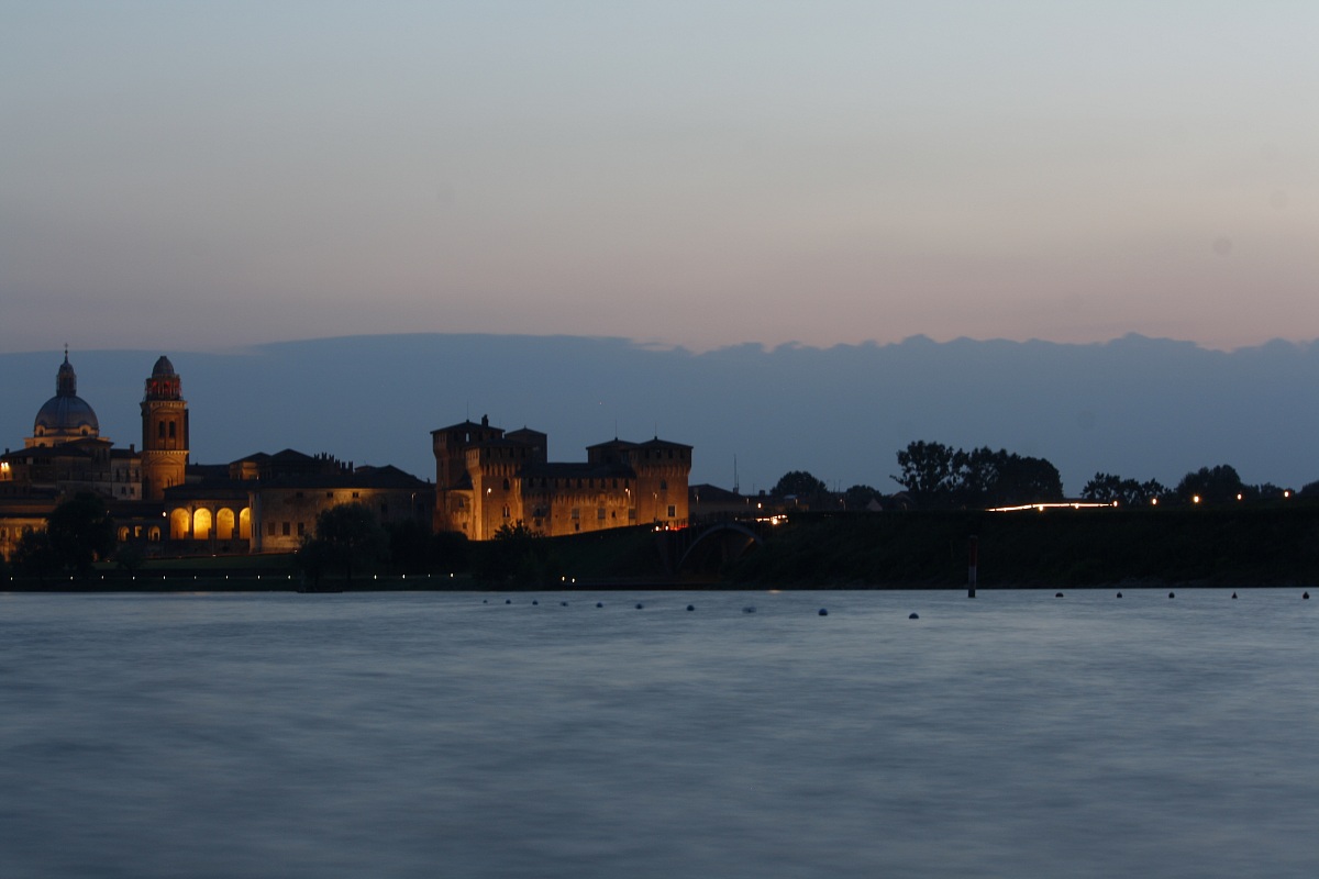 Mantova at sunset