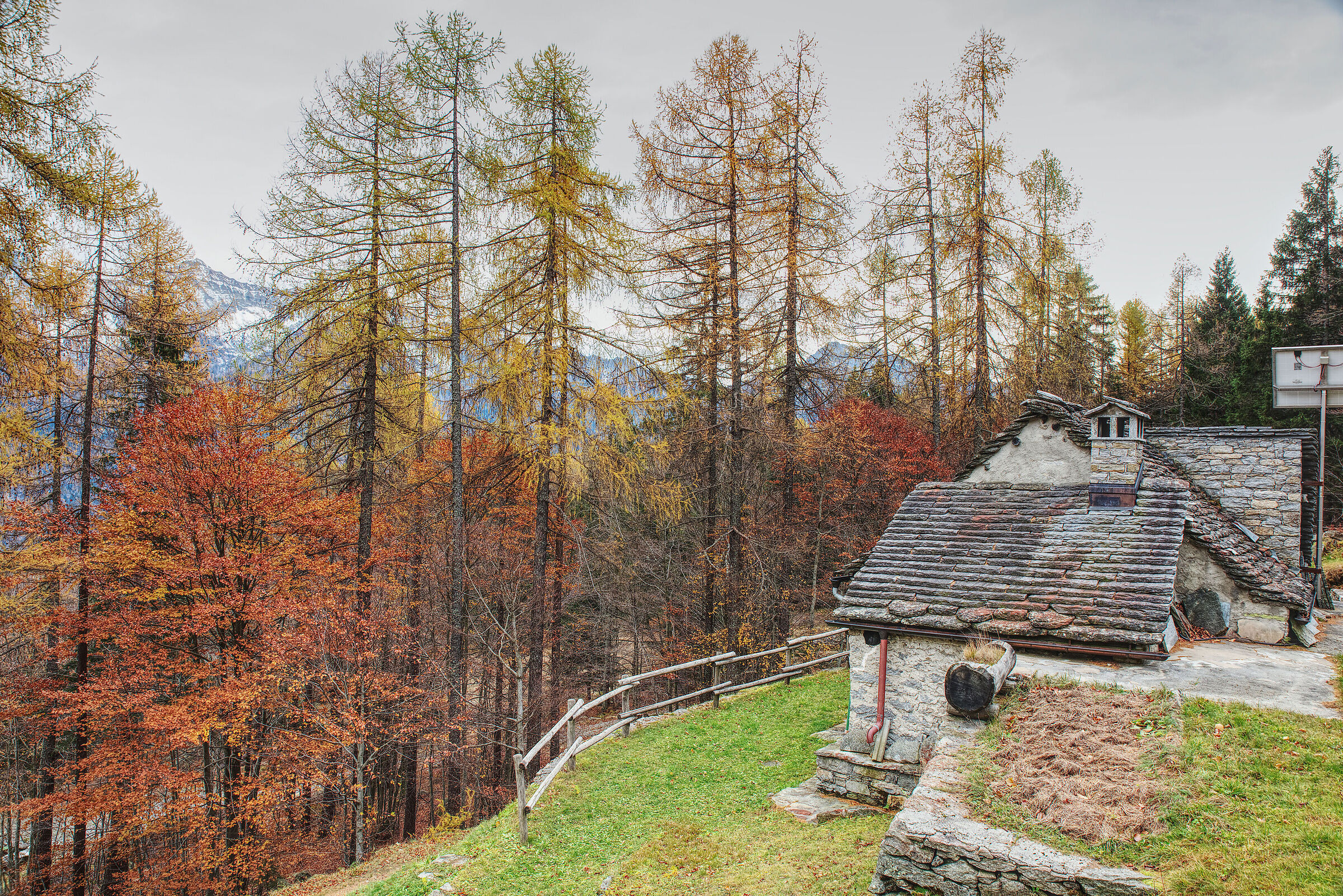 Val d'Ossola-the mountain pastures above Crodo