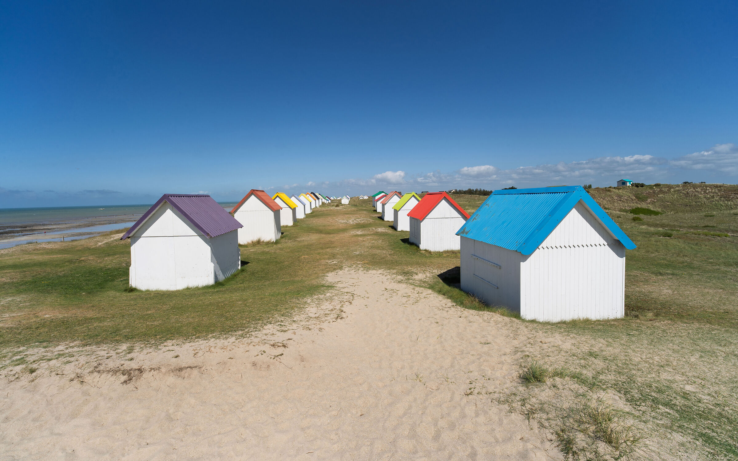 Le cabine di Gouville-sur-Mer