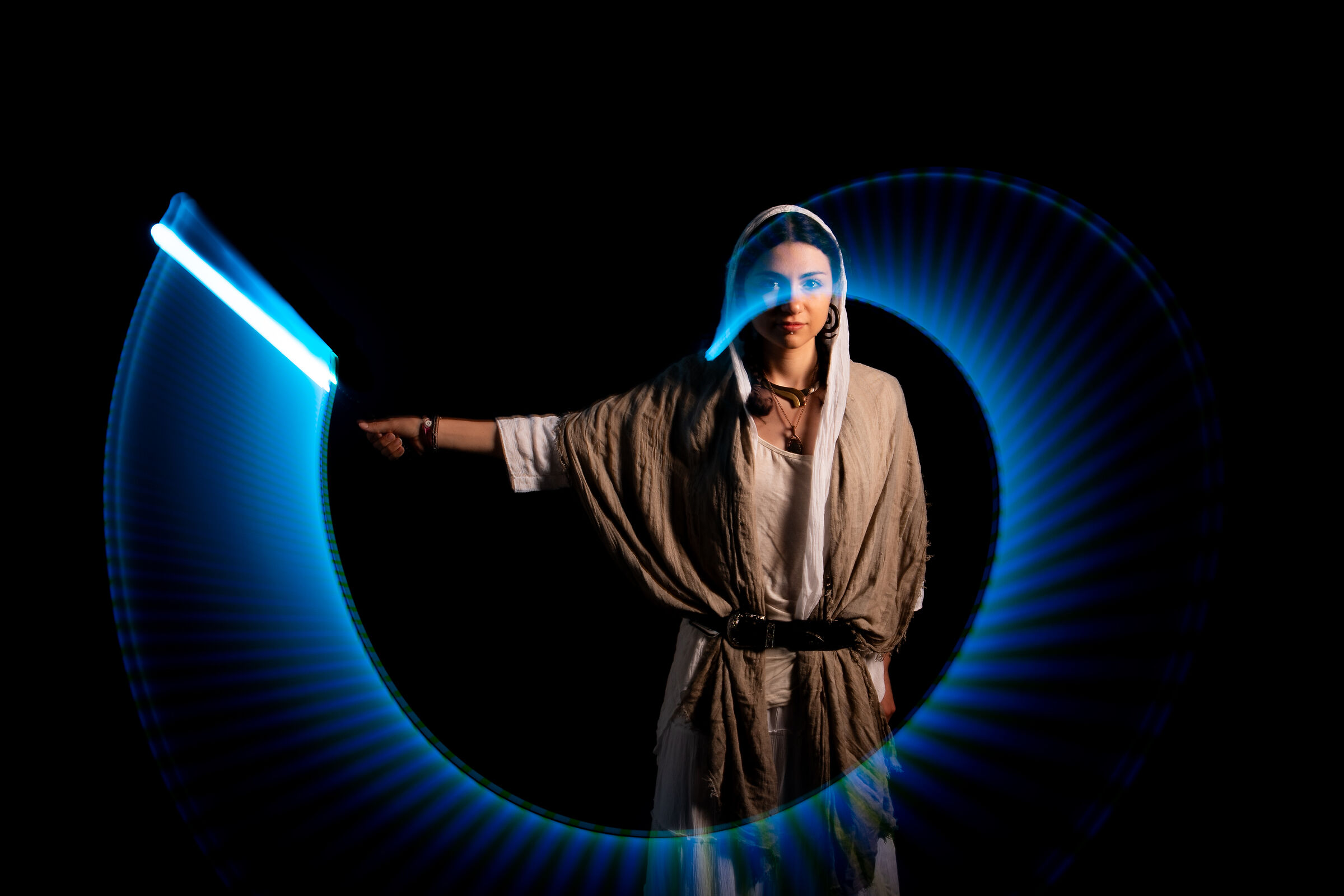 Giorgia lightpainting