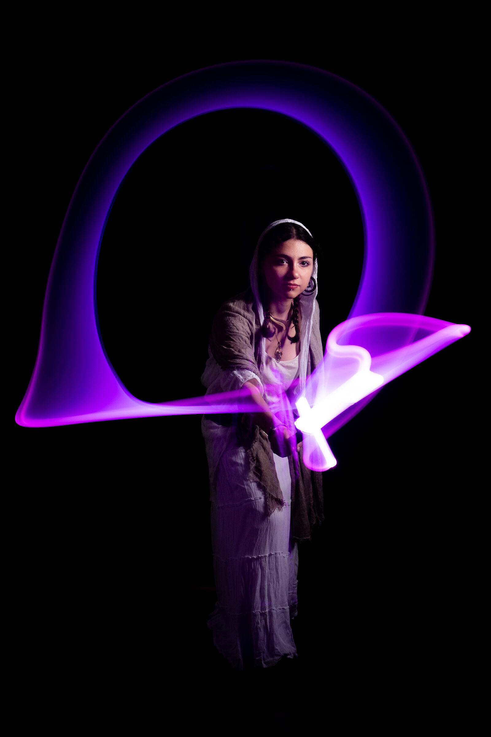 Giorgia lightpainting