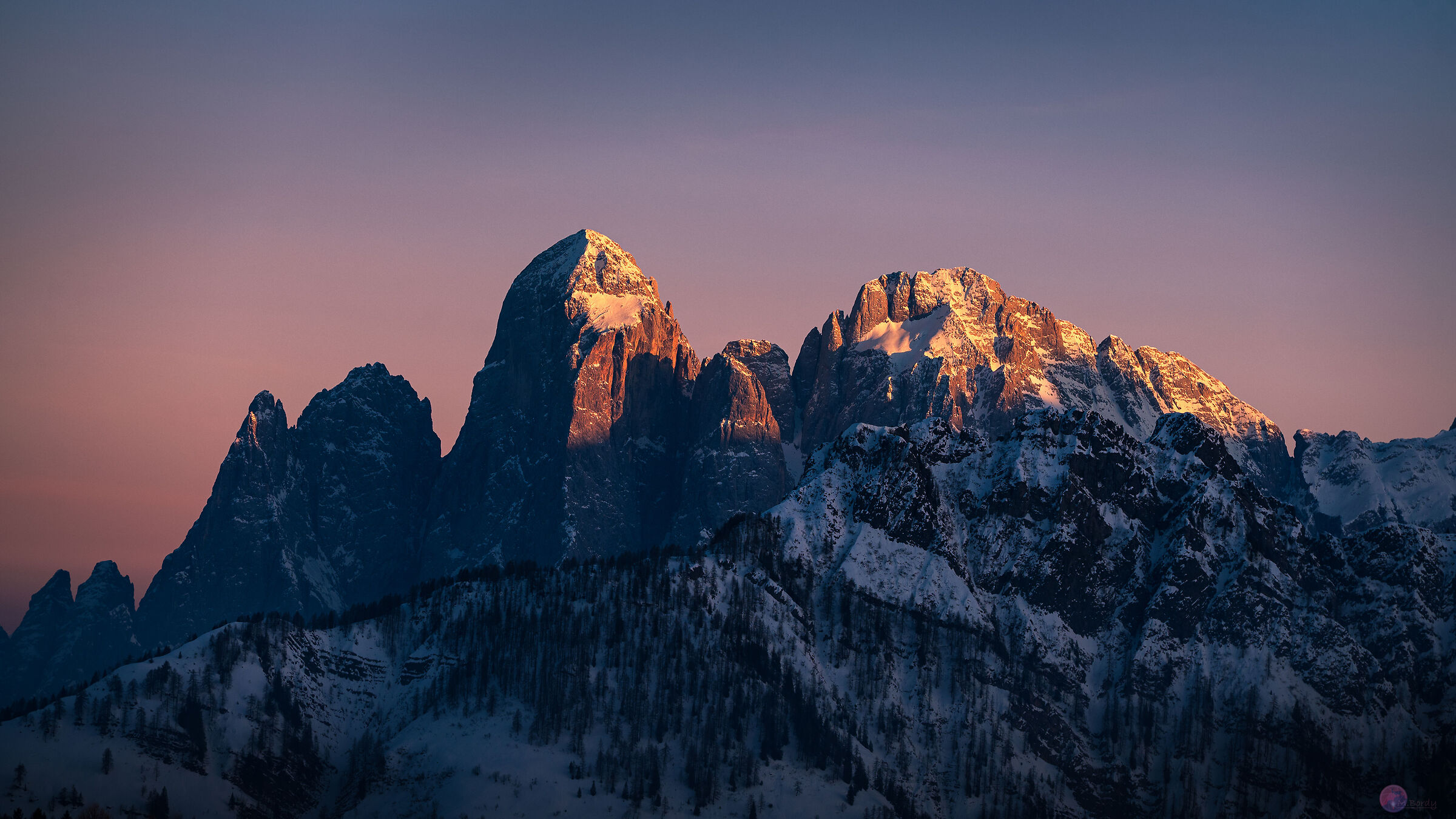 Tramonto sull' Agner