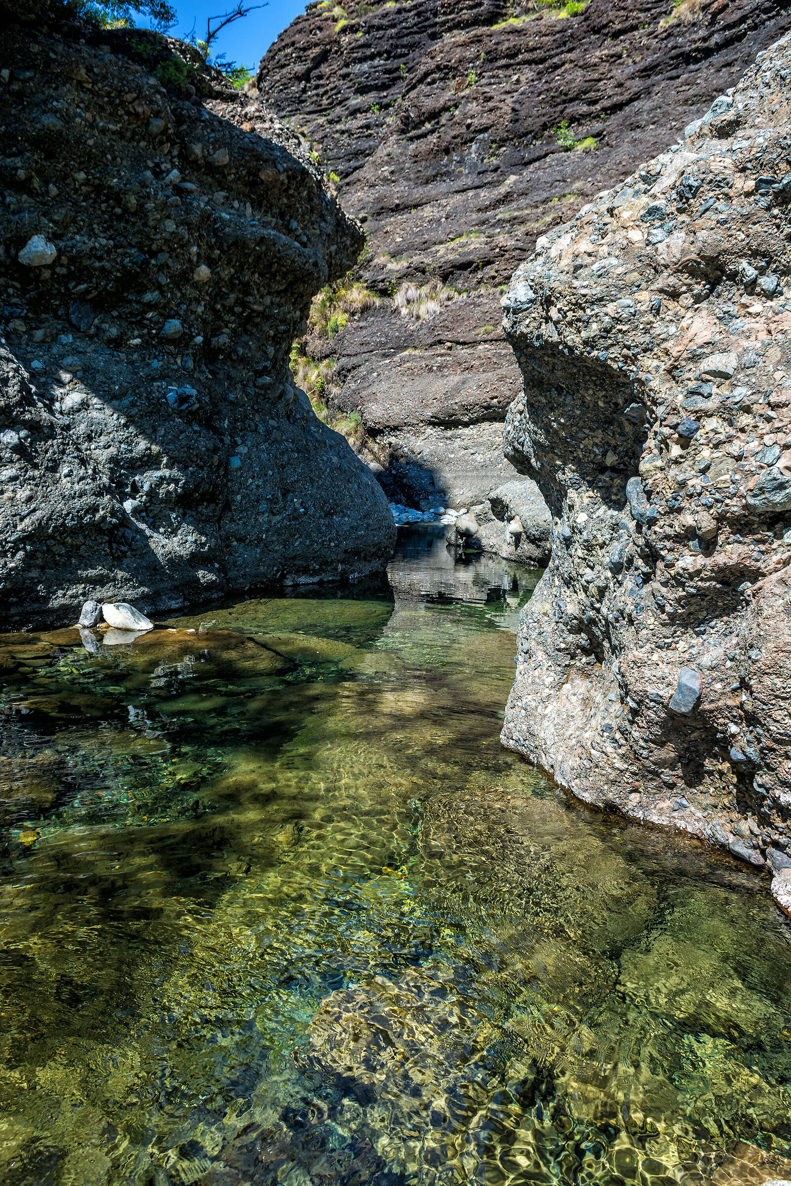 The canyon of Val Gargassa