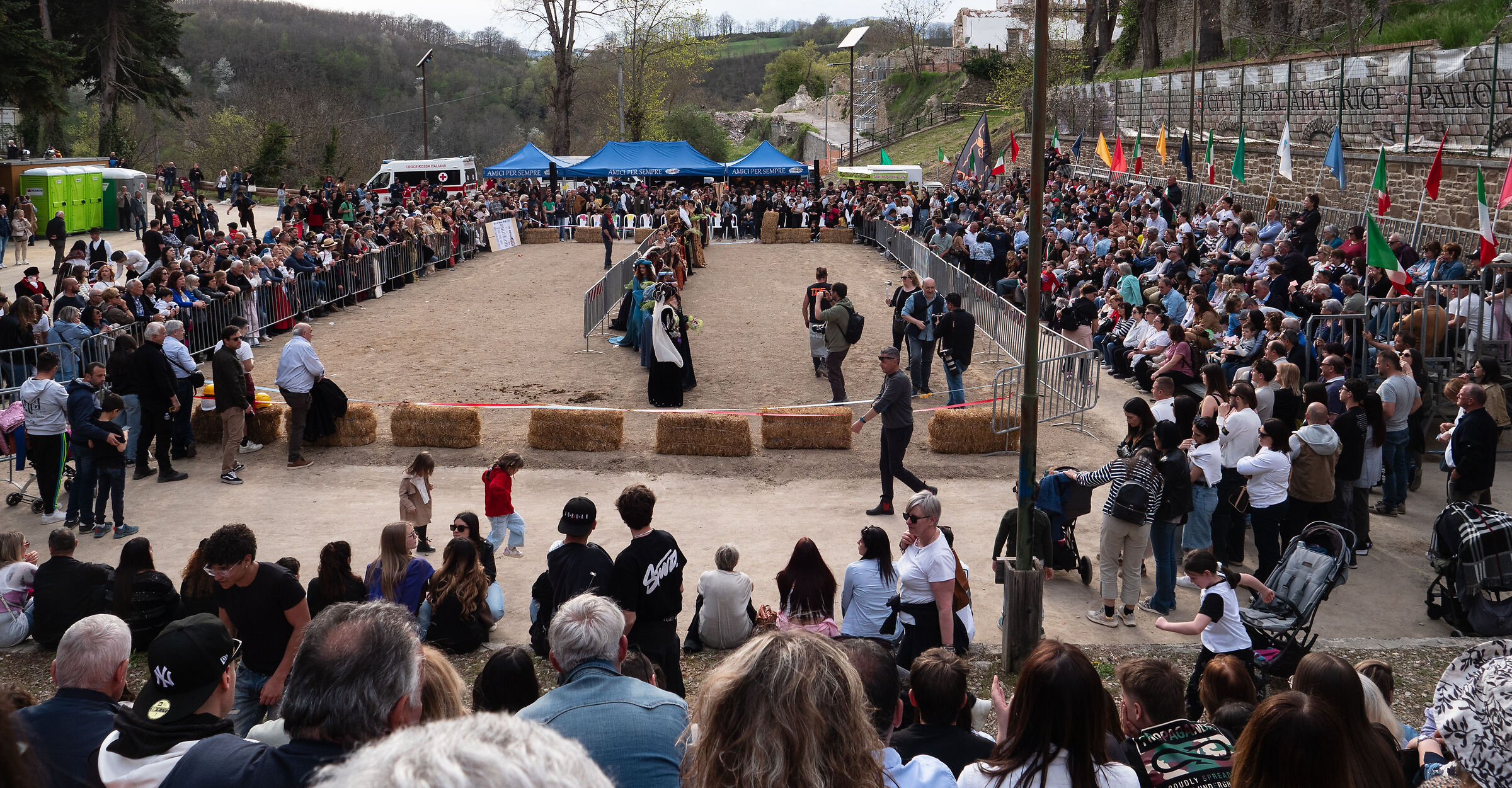 Amatrice Palio of donkeys
