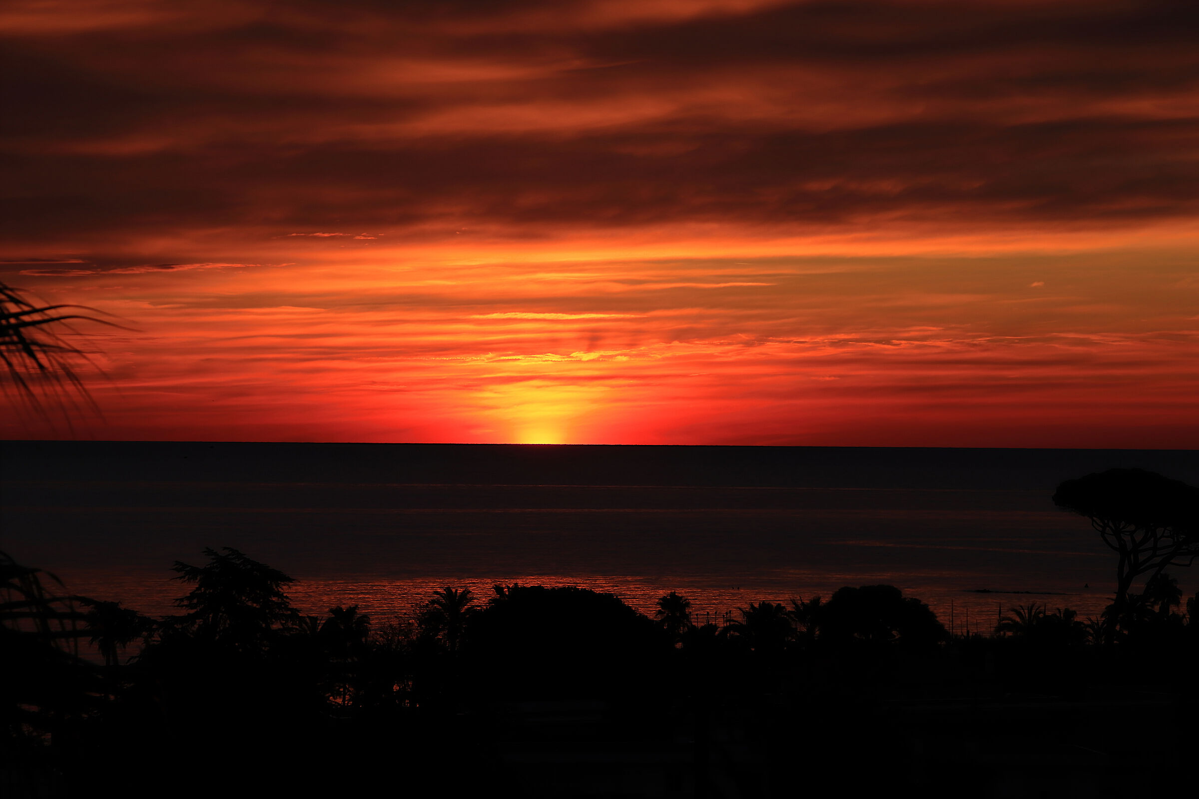 Antibes at sunset