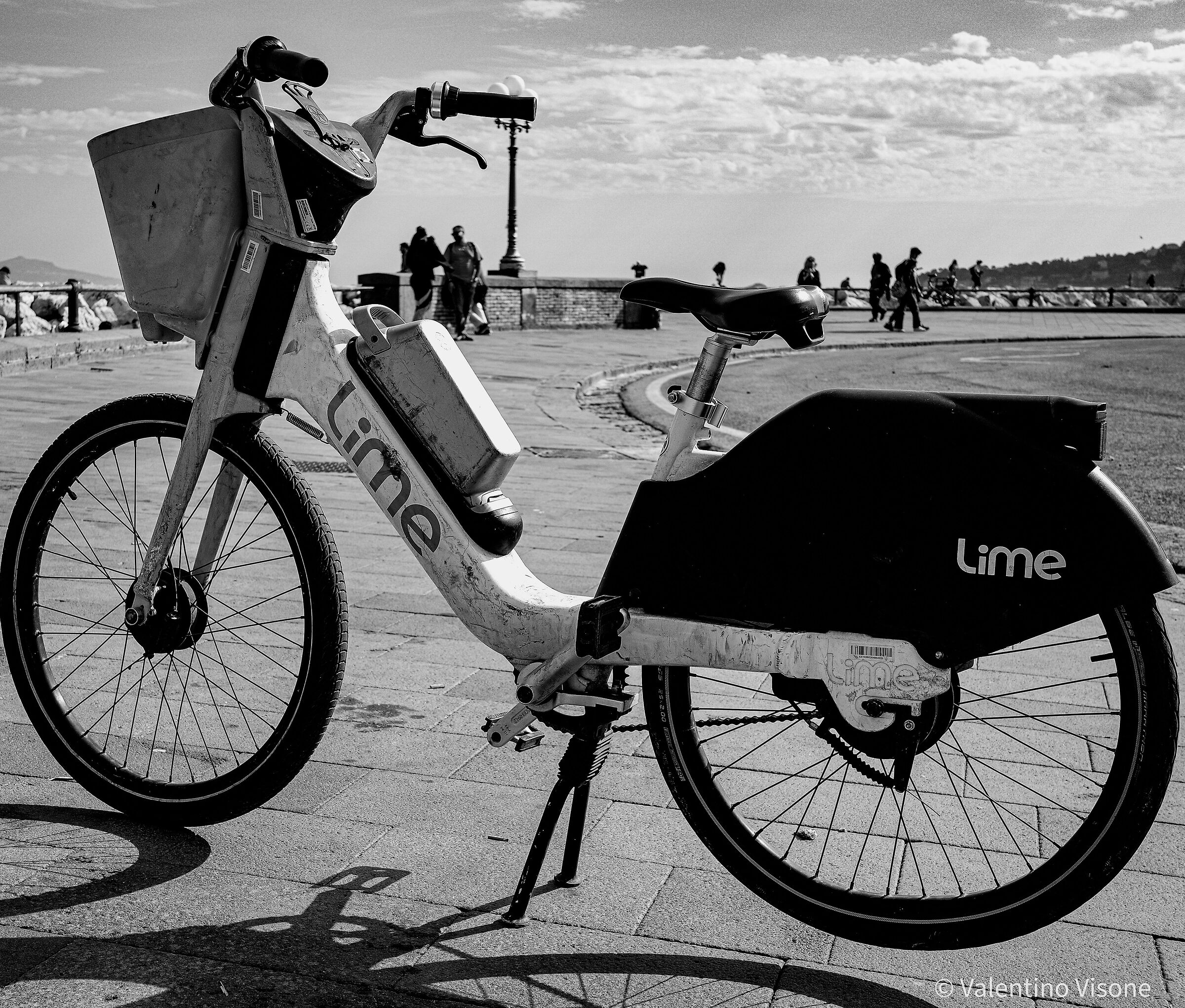 Cycling along the sea