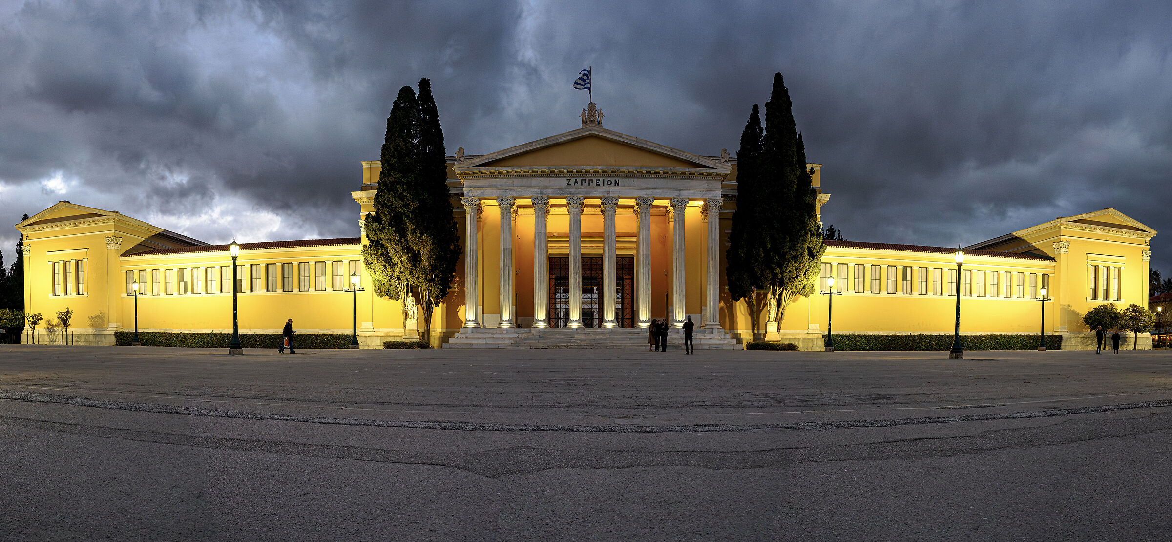 Athens, Zappeion before the storm