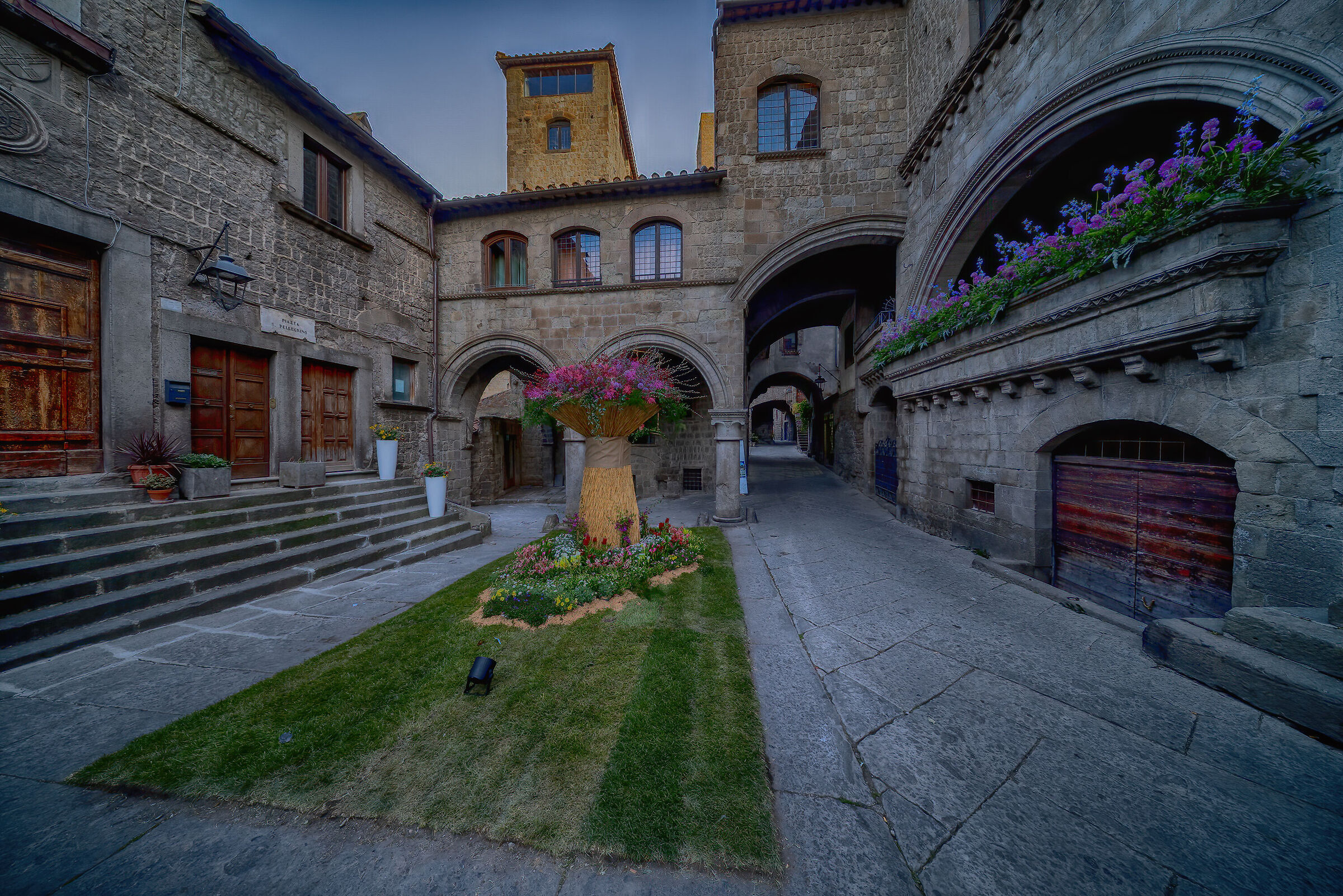Viterbo, San Pellegrino, in fiore