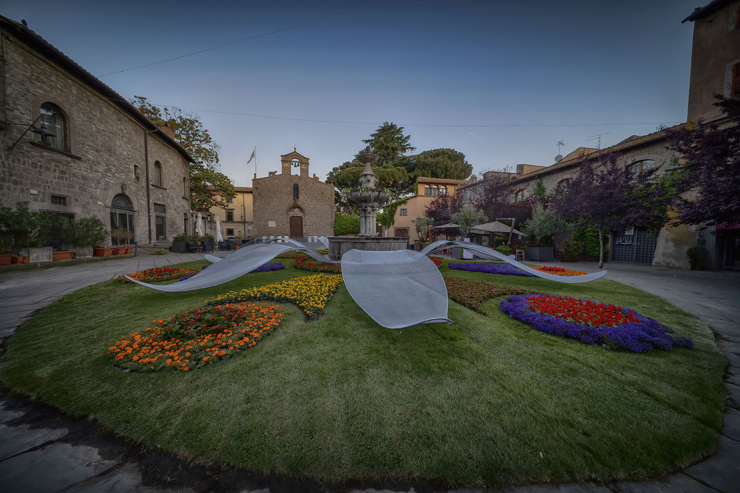 Viterbo, San Pellegrino, in fiore