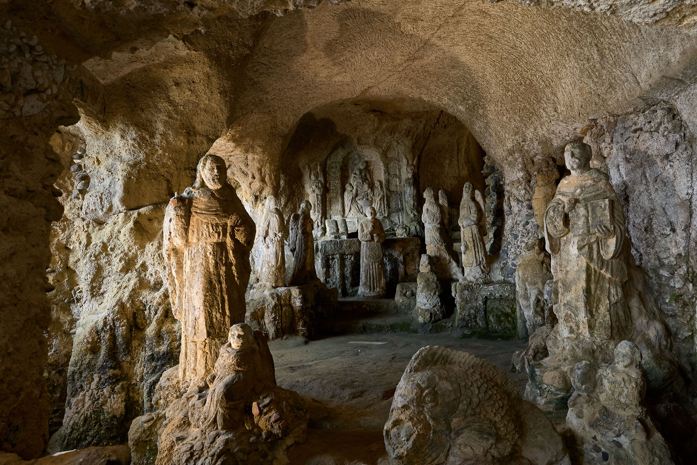 Carved into the rock