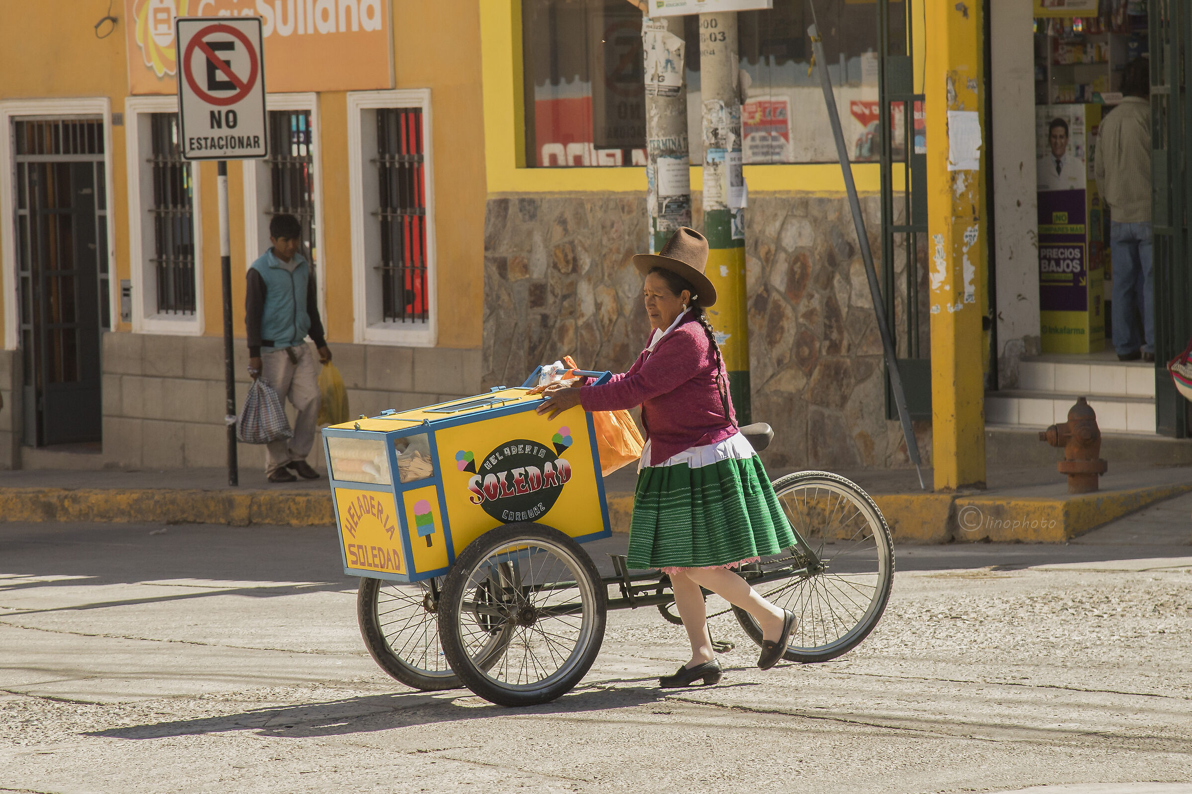 Un gelato ad Huaraz.