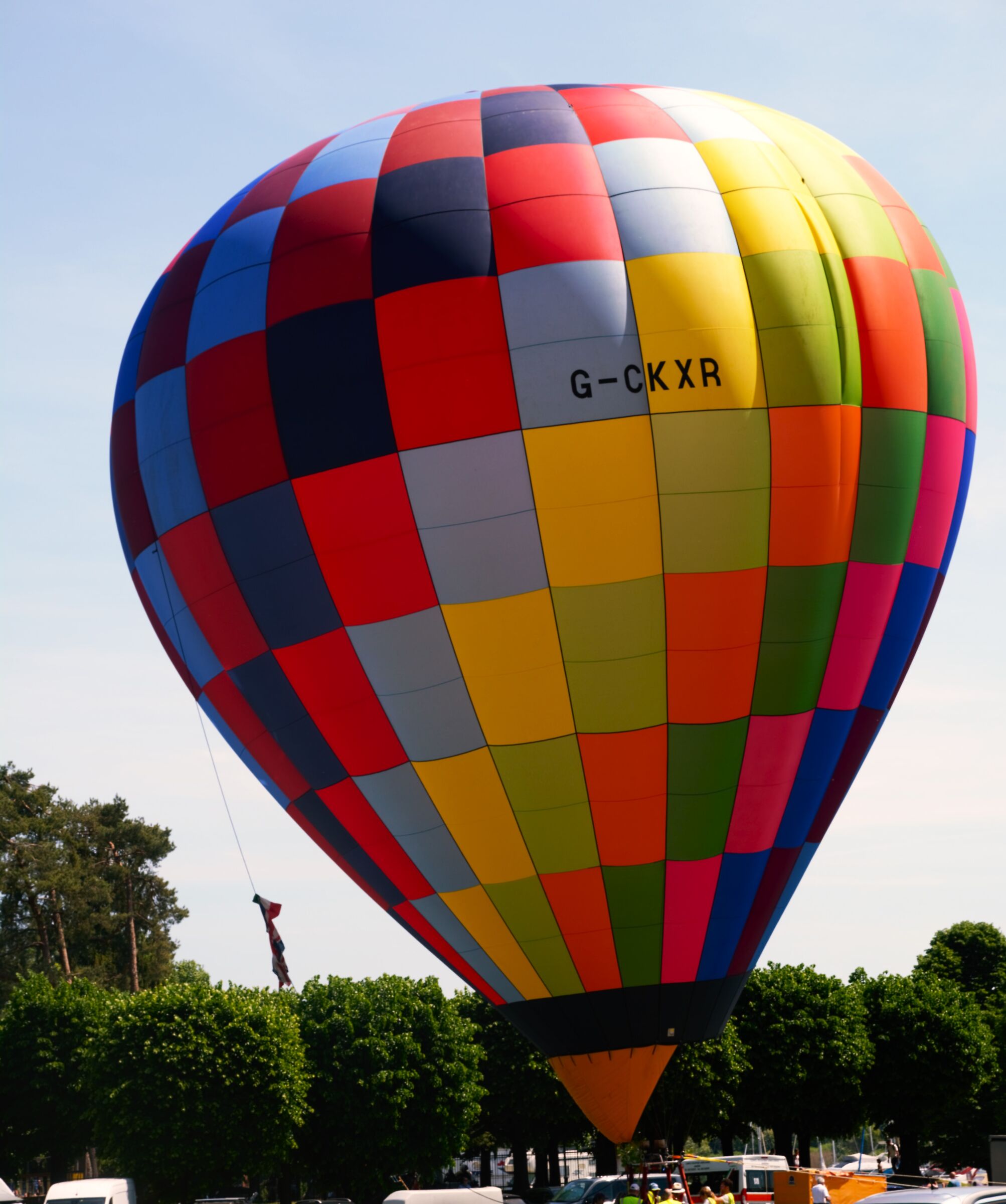 hot air balloons in Angera Lake Maggiore