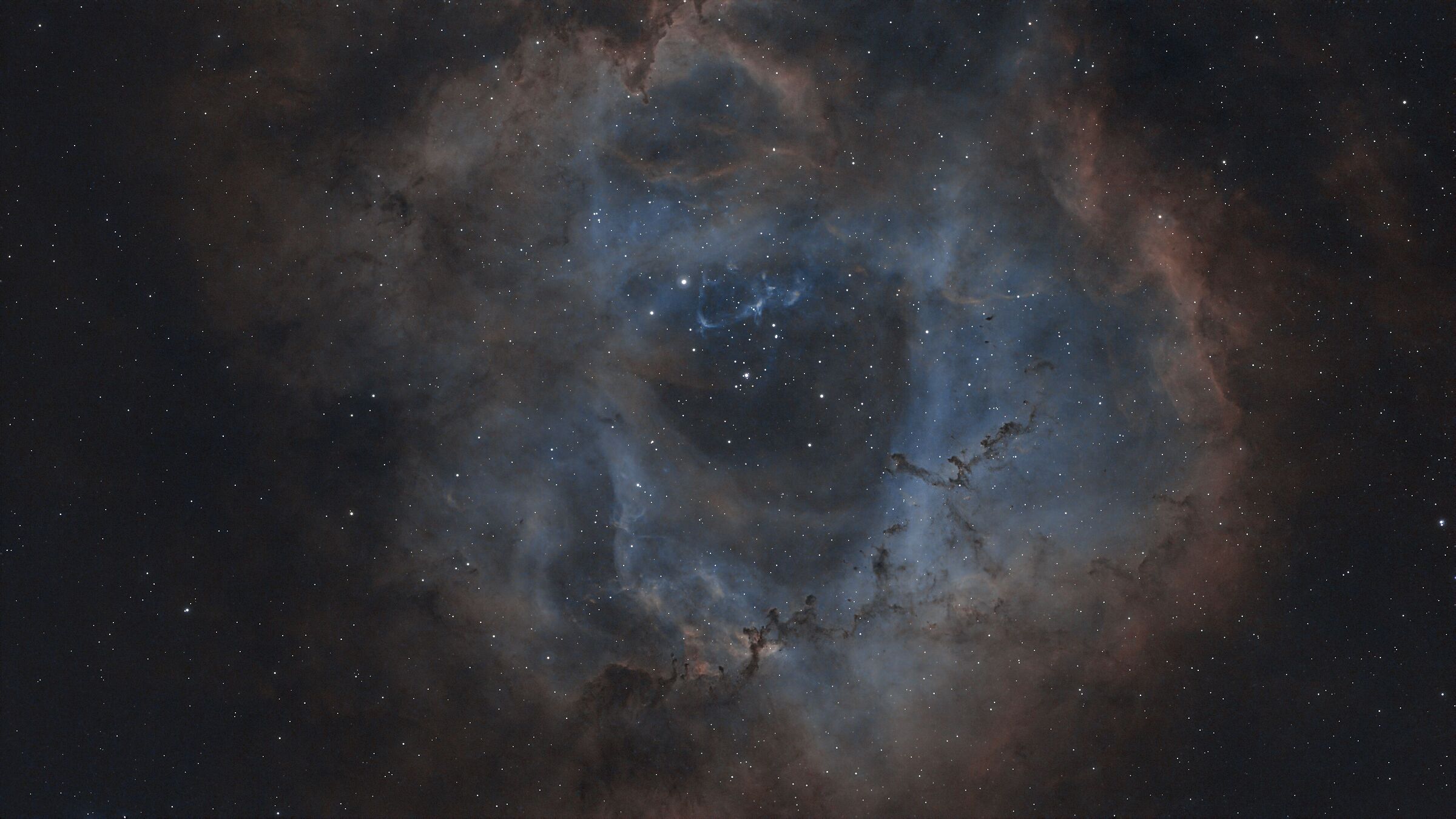Rosette Nebula HOO