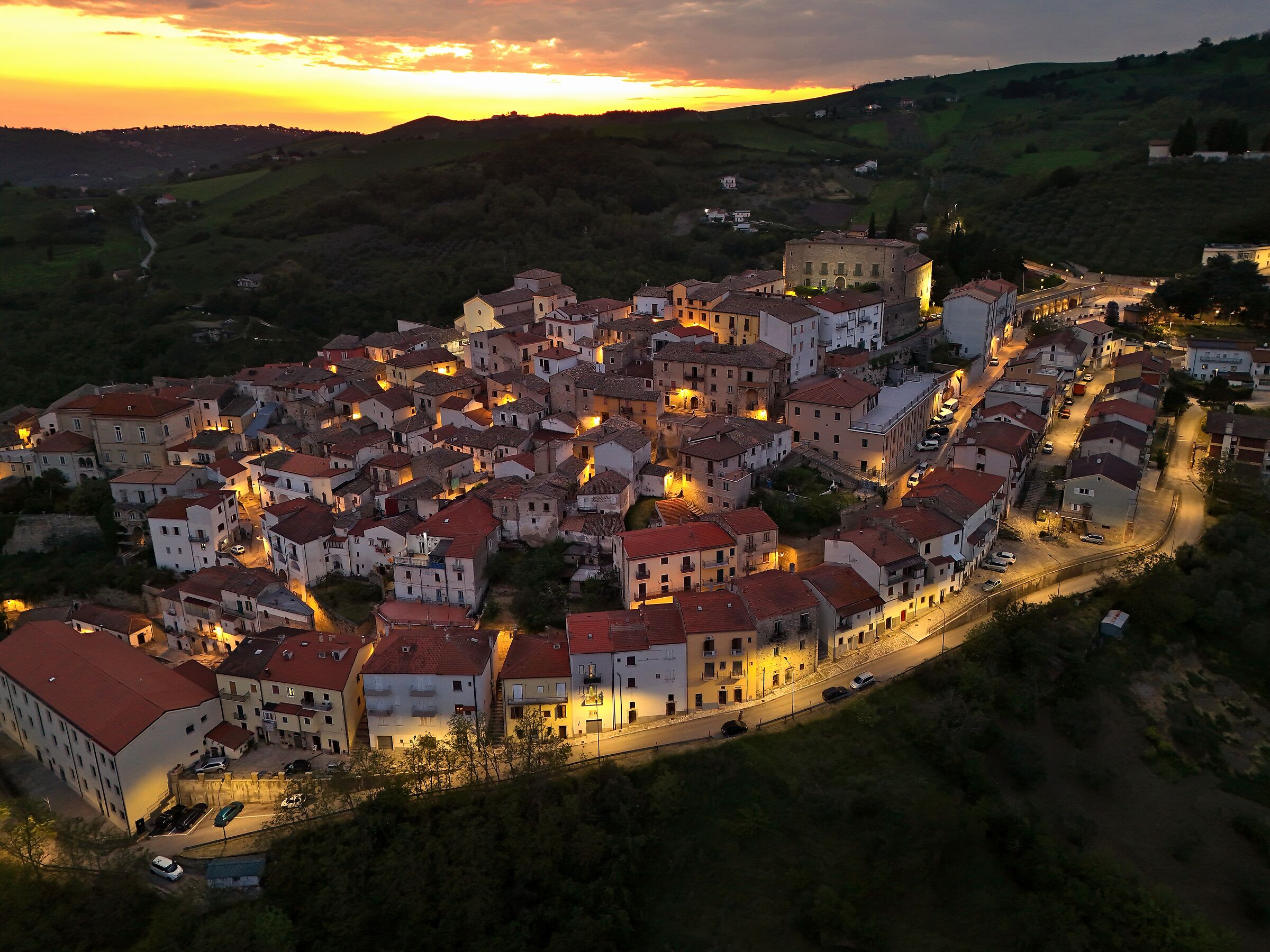 Tramonto su Zungoli