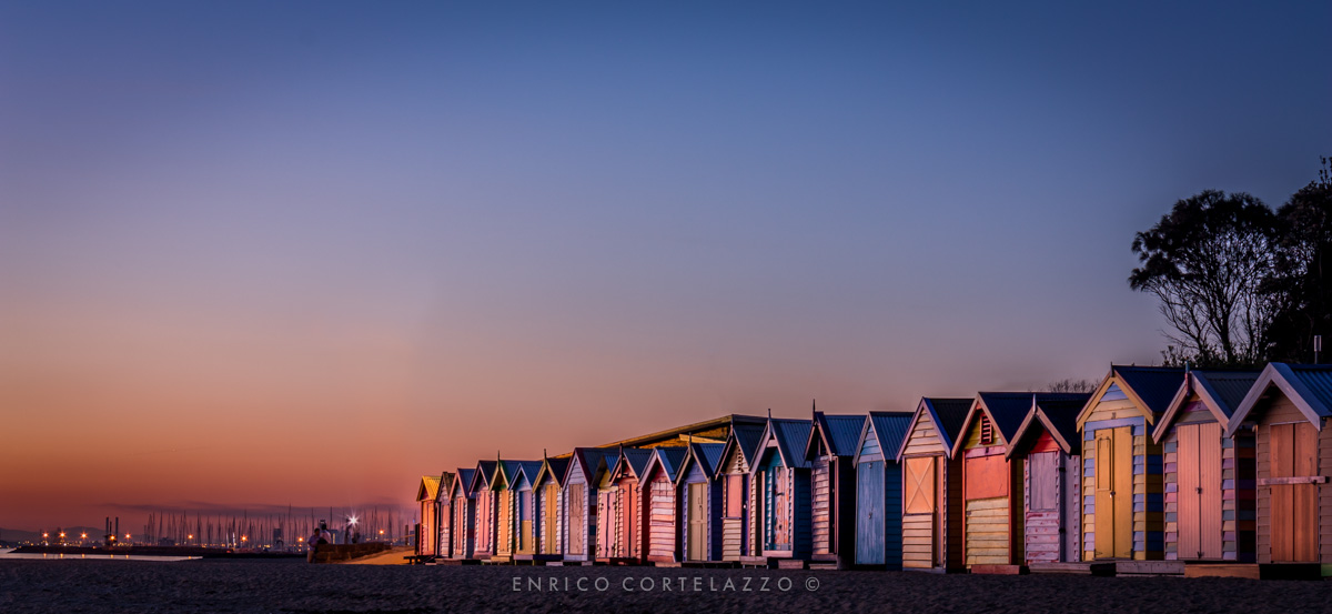 Brighton bathing boxes