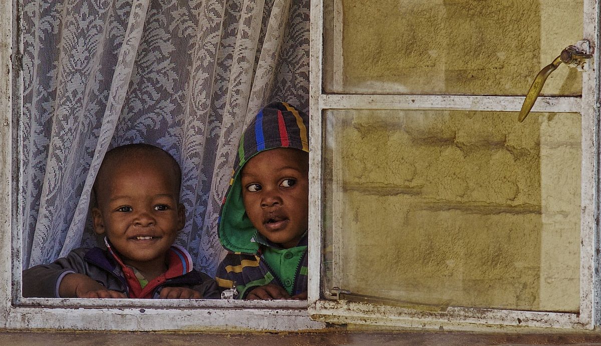 He smiles even with little