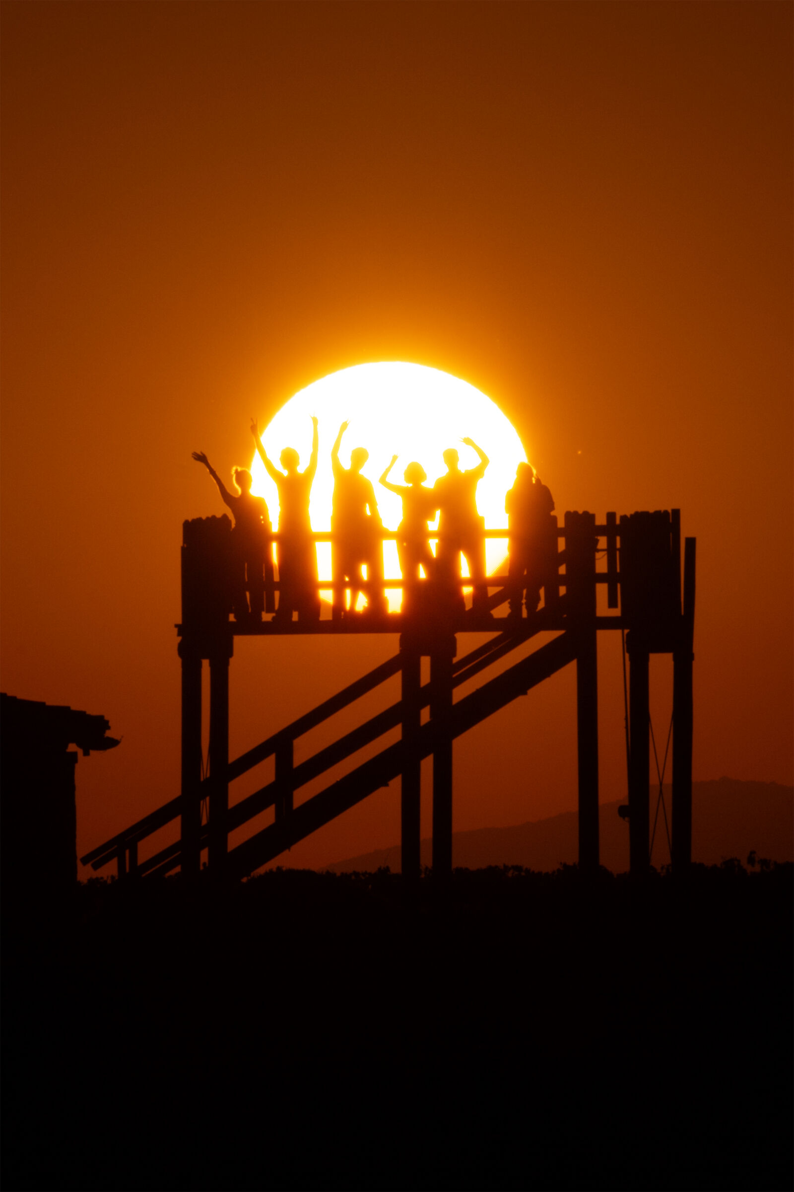 Greeting the summer sun