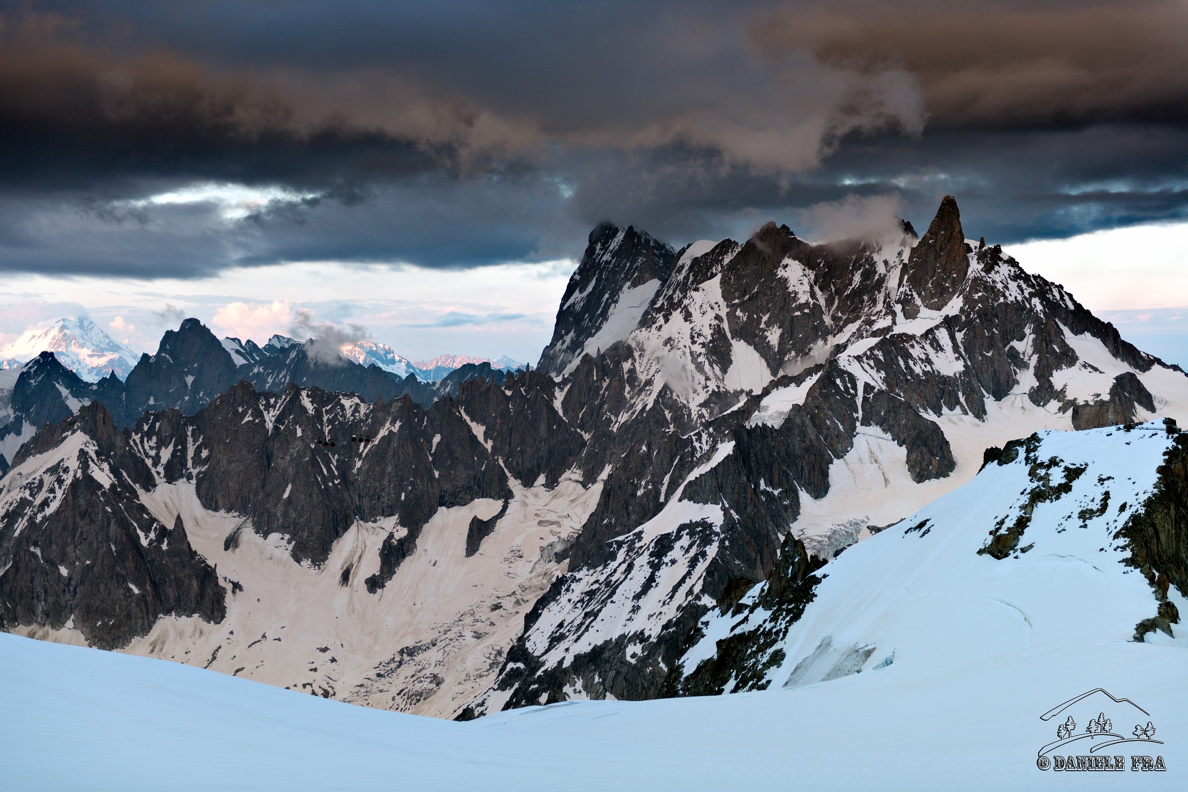 Giant's Tooth and the Grandes Jorasses