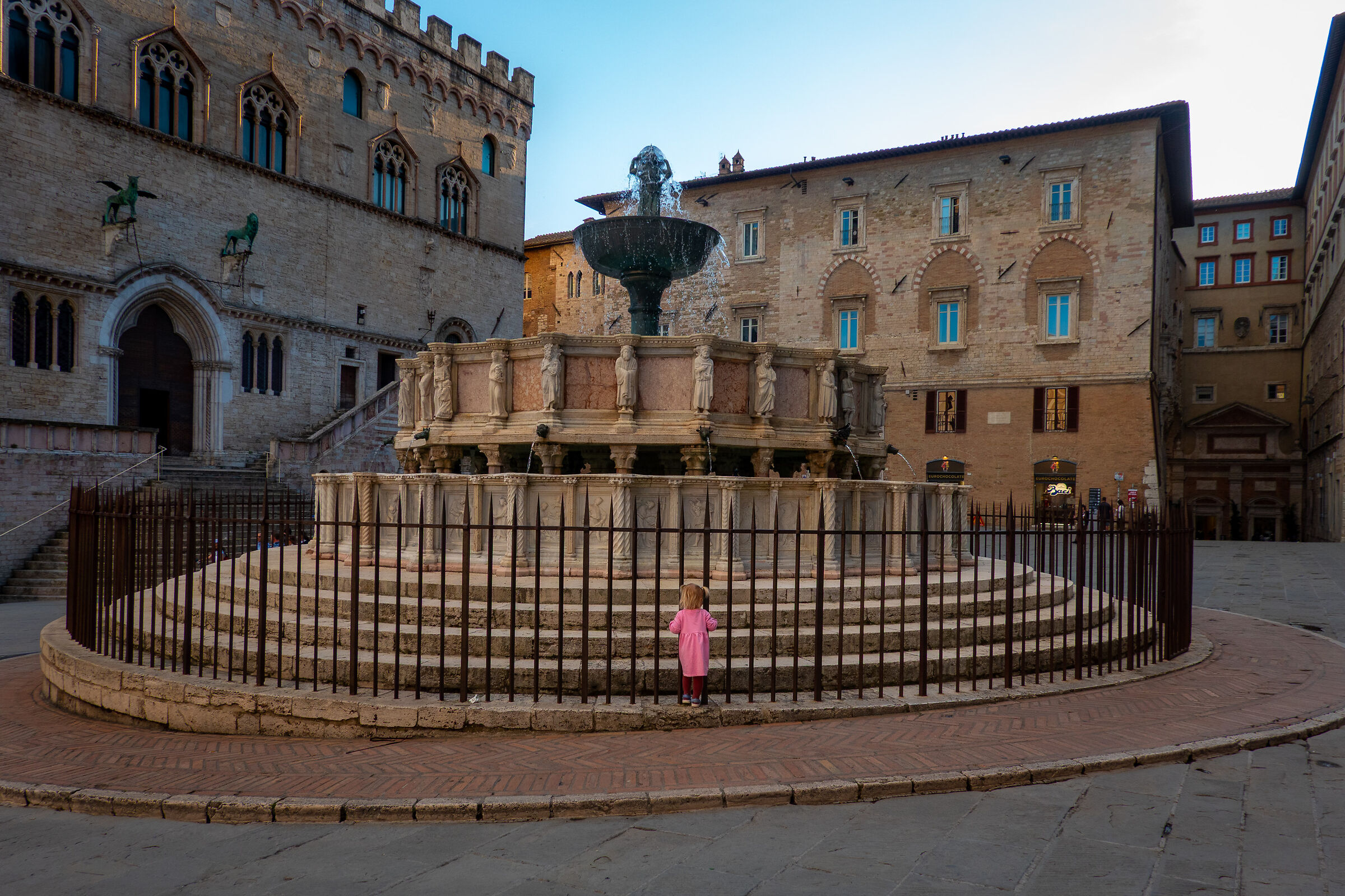 Perugia - la meraviglia di una bambina