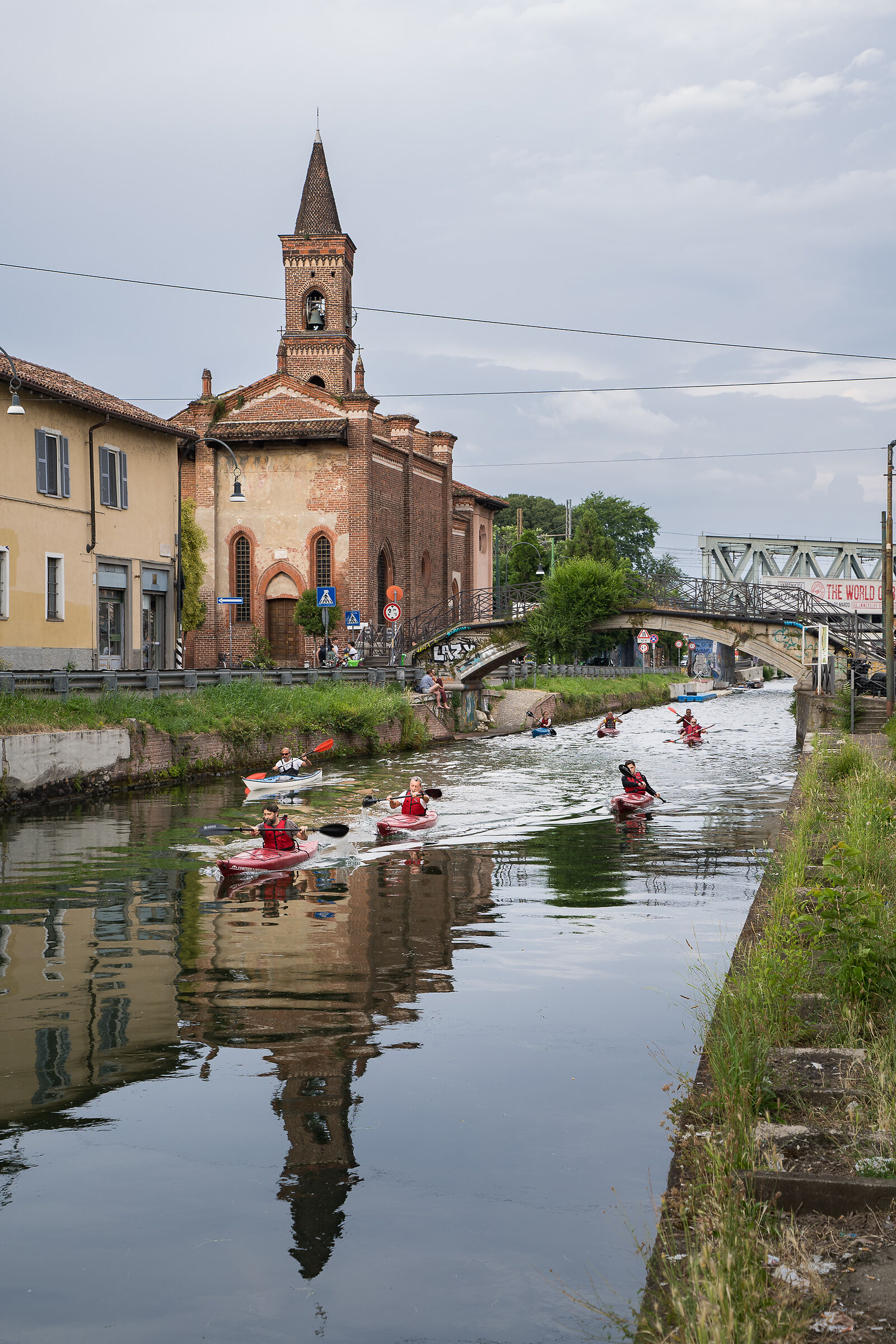 Rowing Club on the Naviglio Grande