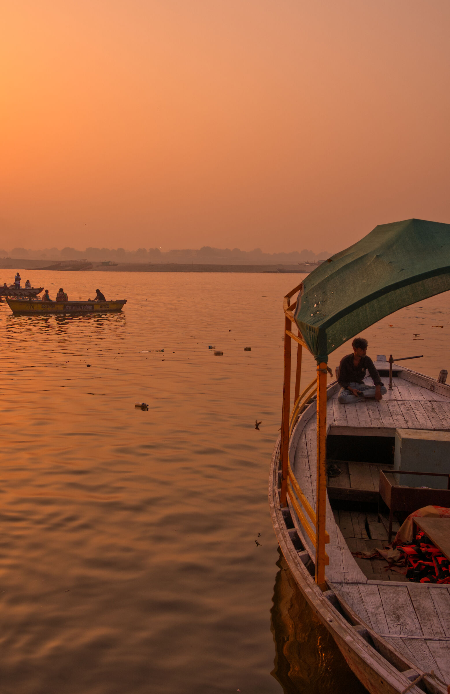 Varanasi - sunrise over the Ganges