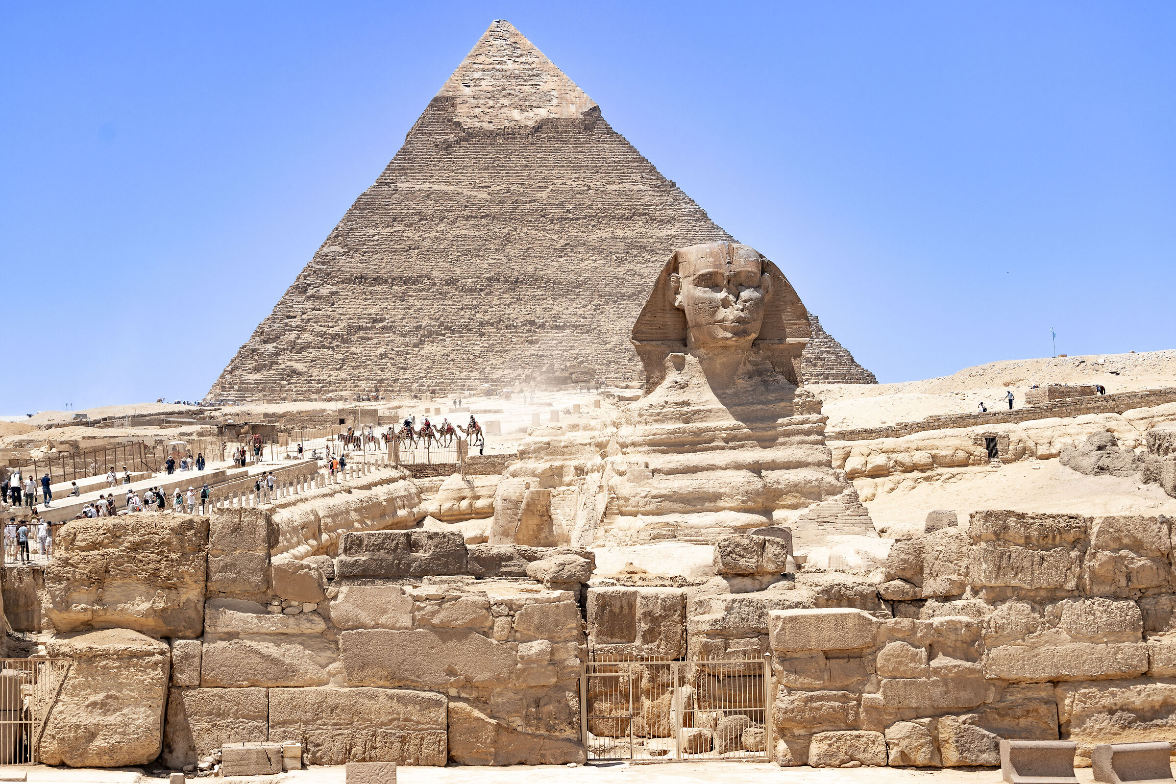Pyramids and Sphinx of Giza