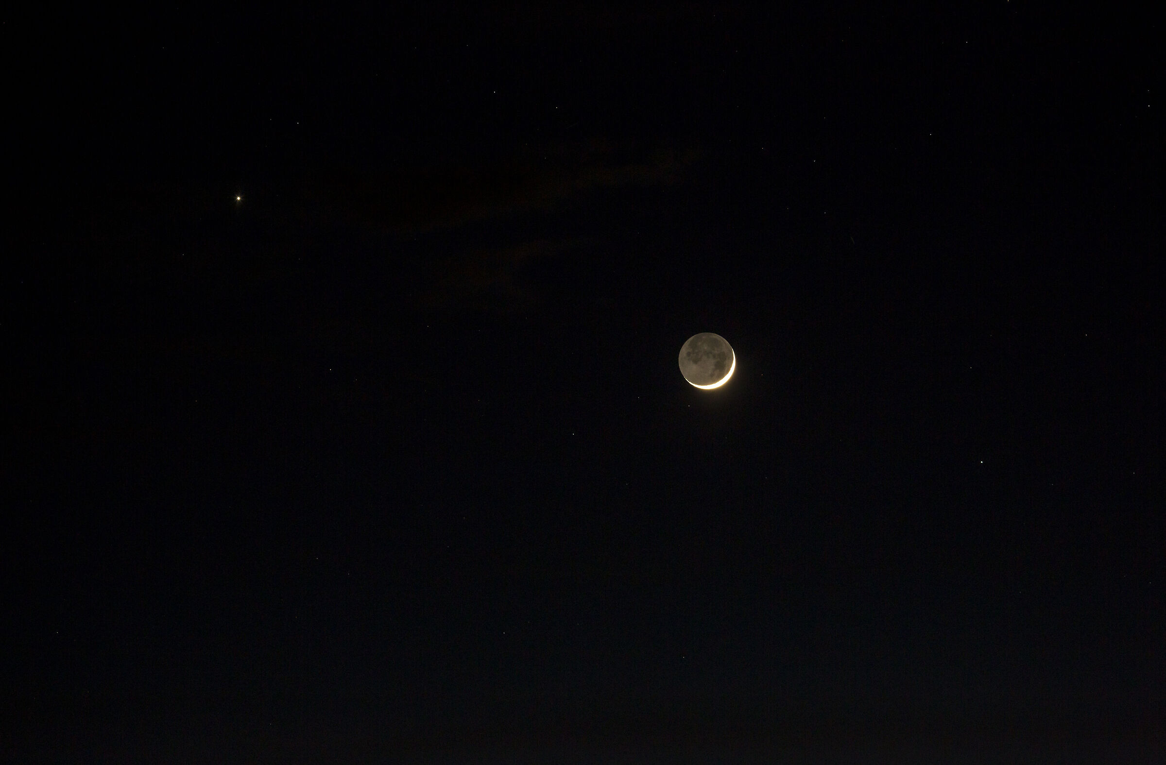 Congiunzione Venere - Luna - Elnath (Beta Tauri)