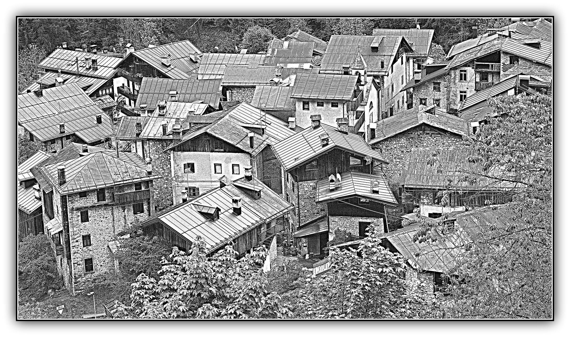 Rooftops of Cibiana