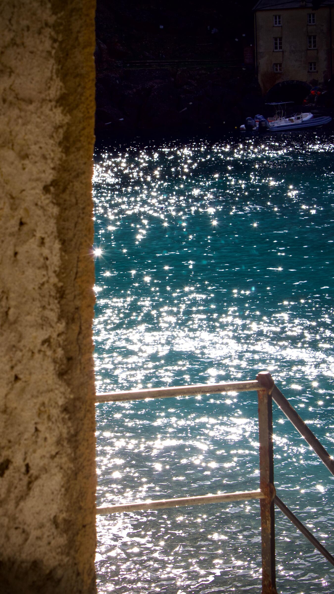 san fruttuoso, dettaglio mare