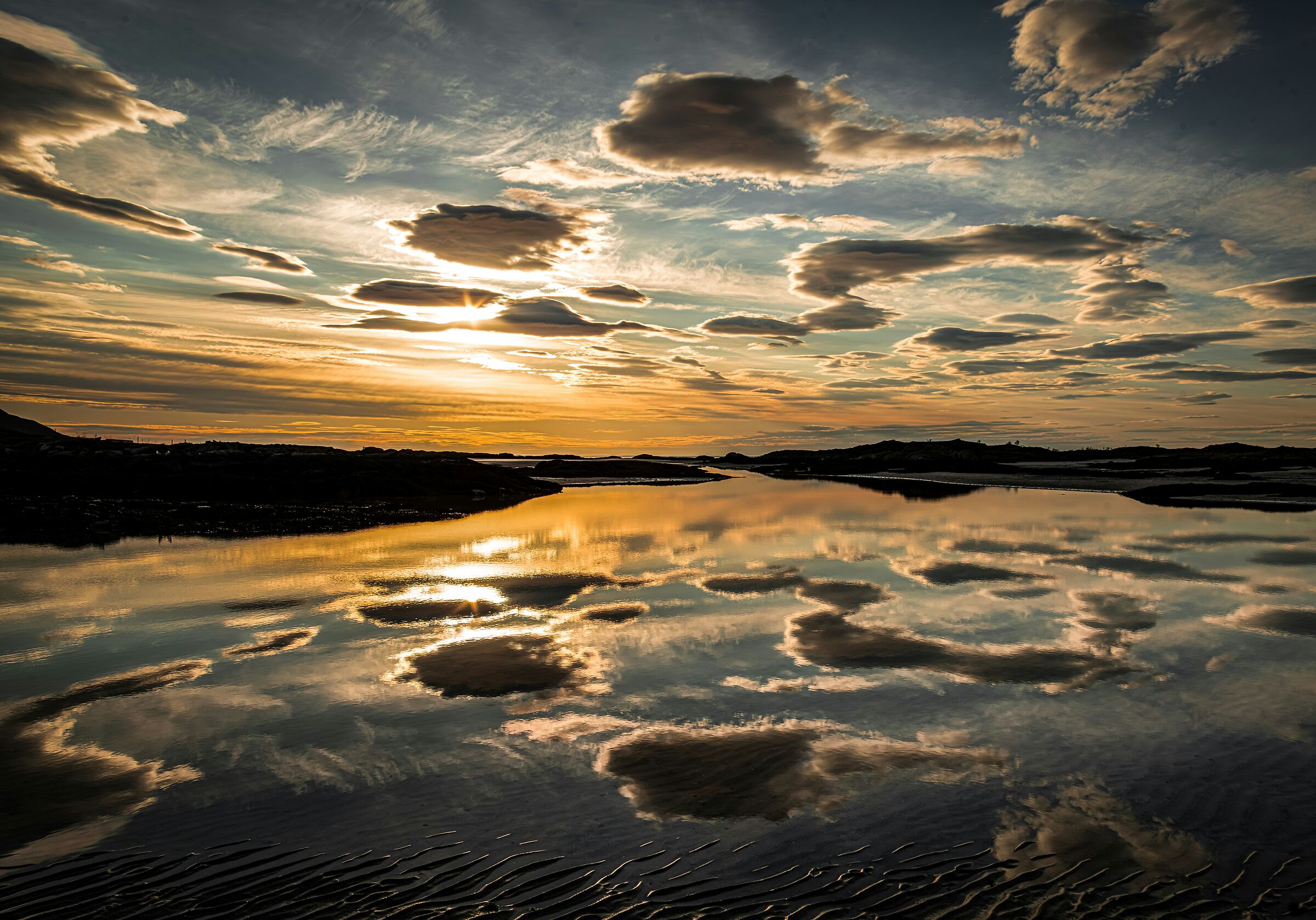 Sunset in Gimsøy