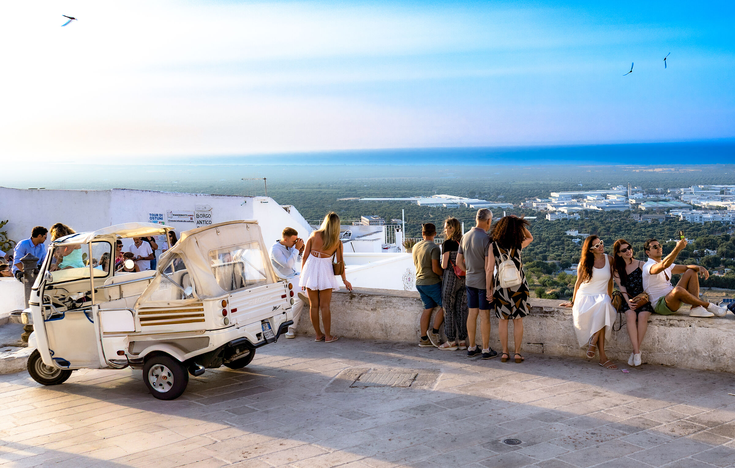 from the land to the sea. Ostuni