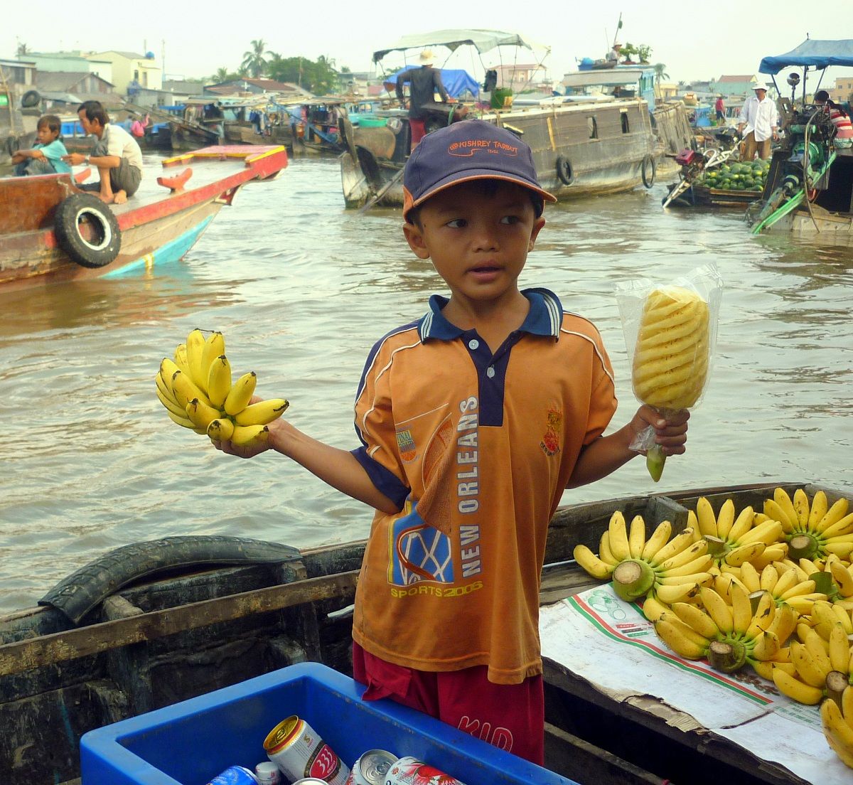 Piccolo venditore di banane