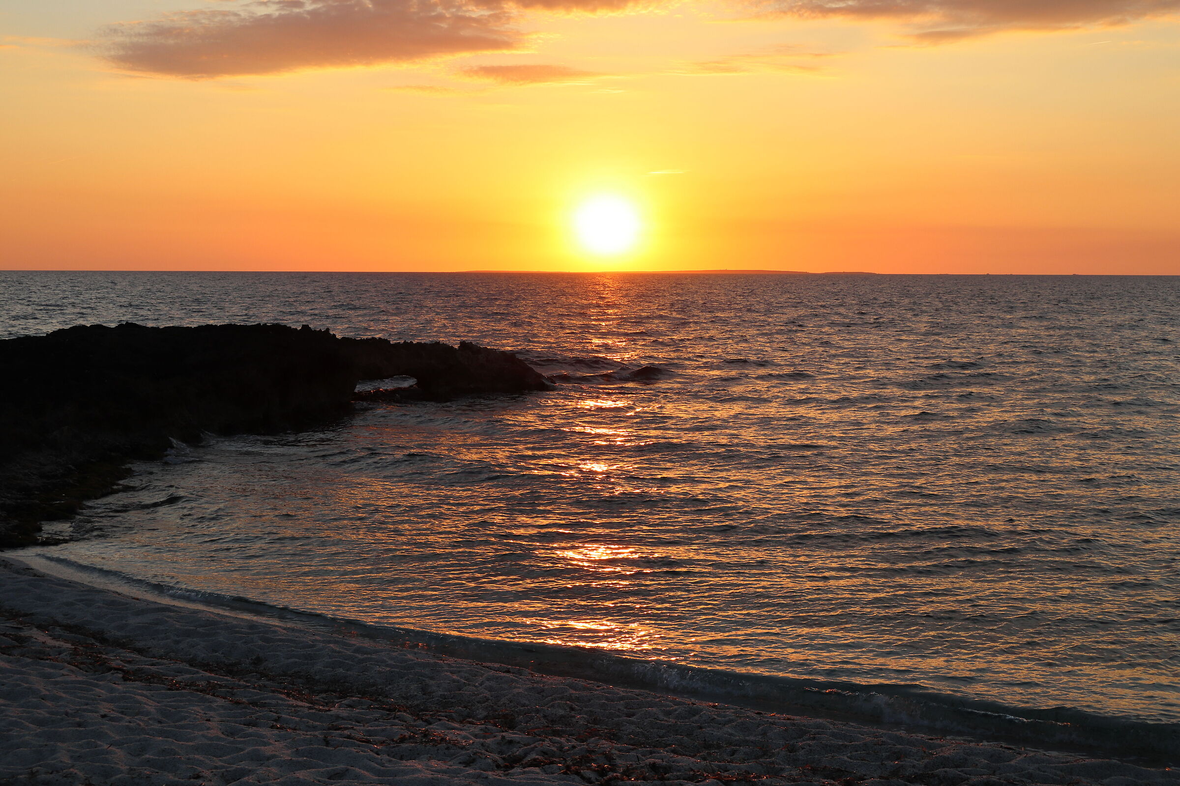 Tramonto a Is Arutas
