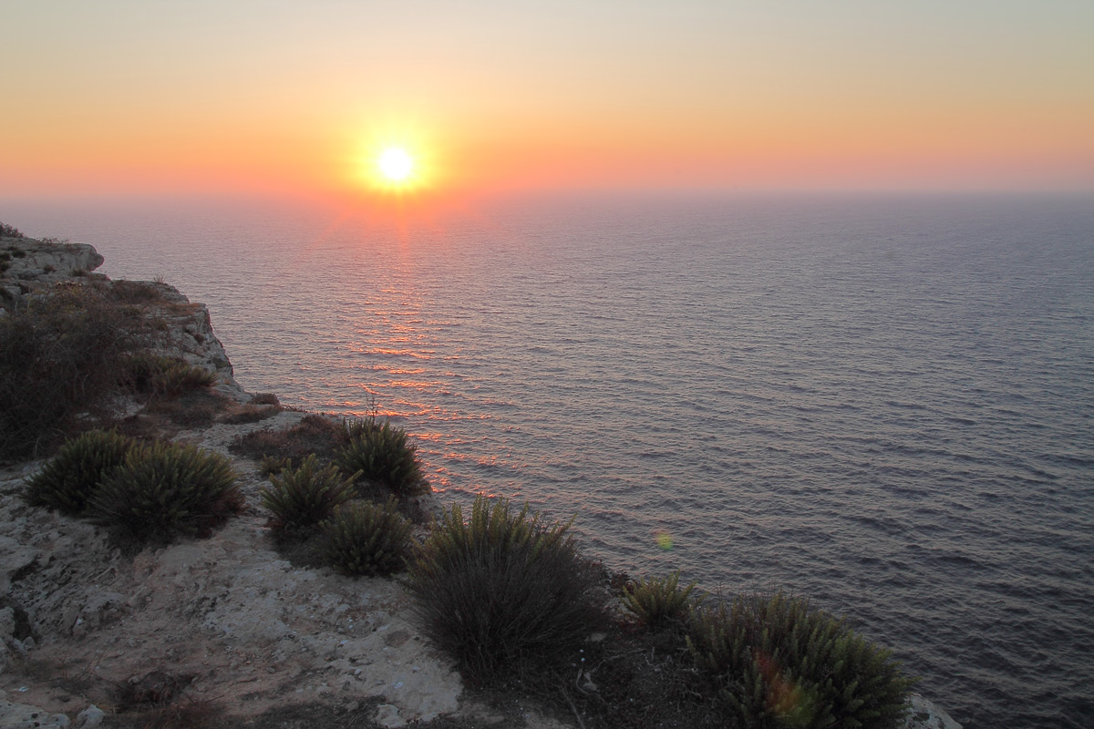 Sunset in Lampedusa