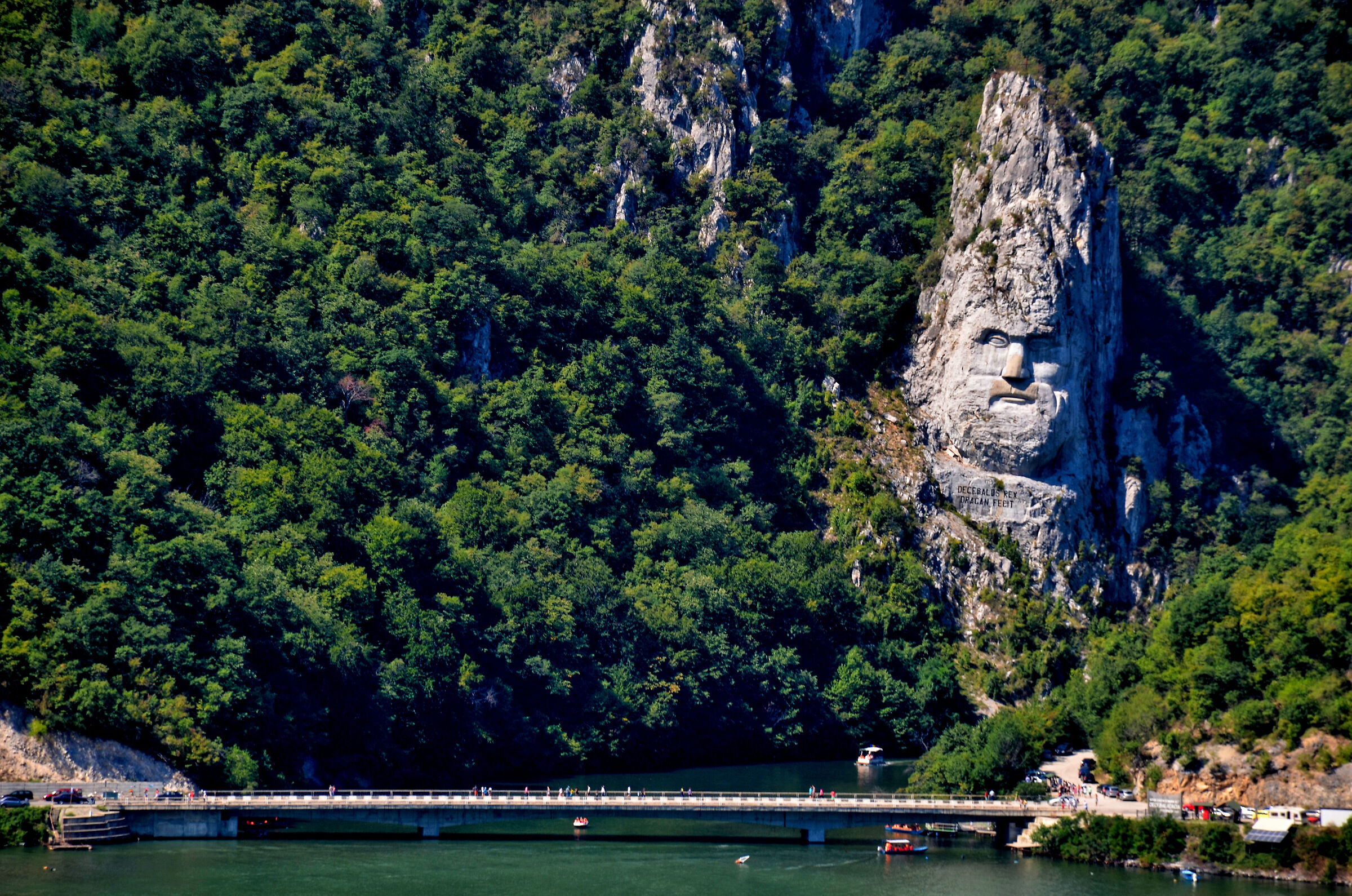 La Statua Del Re Di Dacia Decebalo - Romania