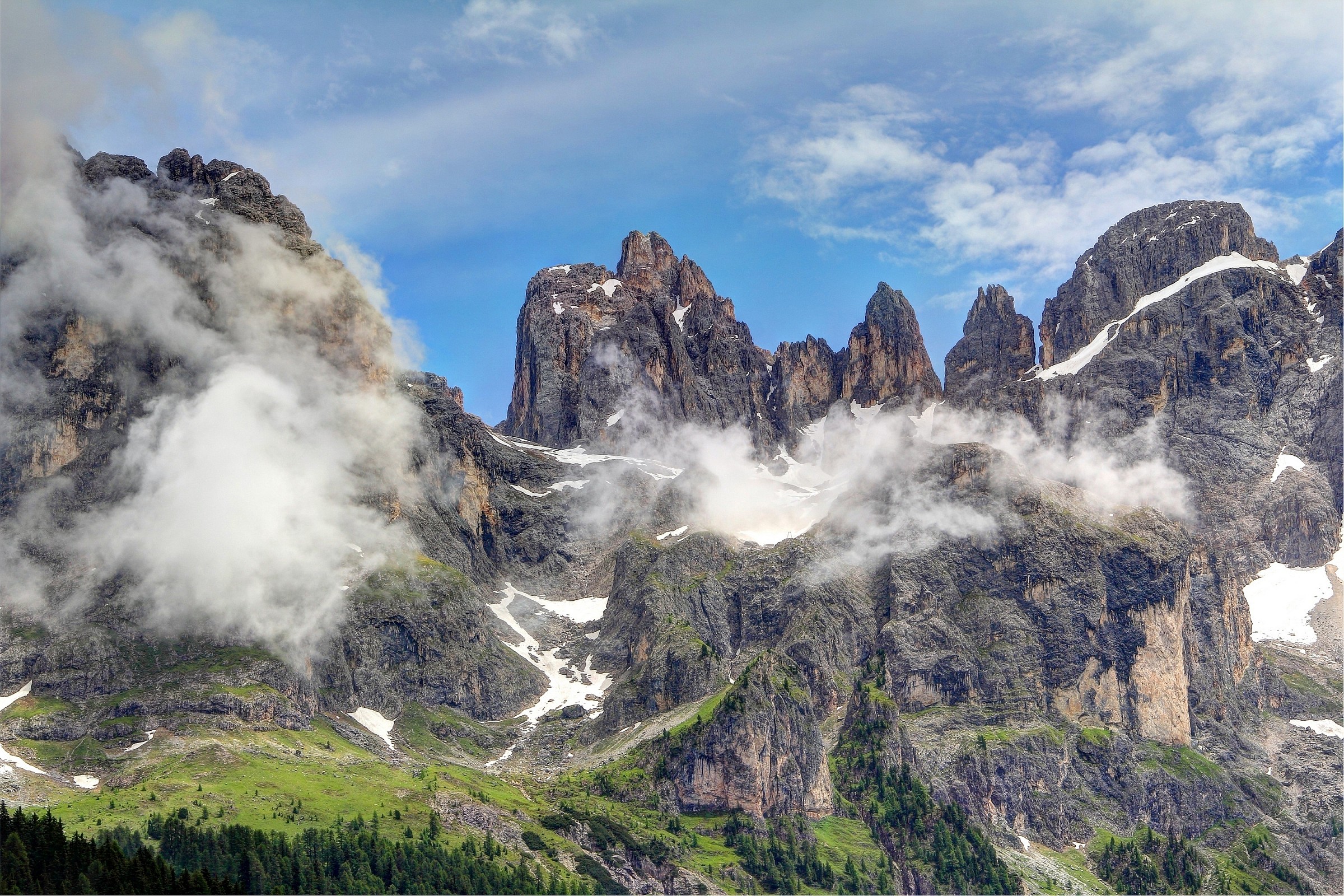 Pale di San Martino from Val Venegia