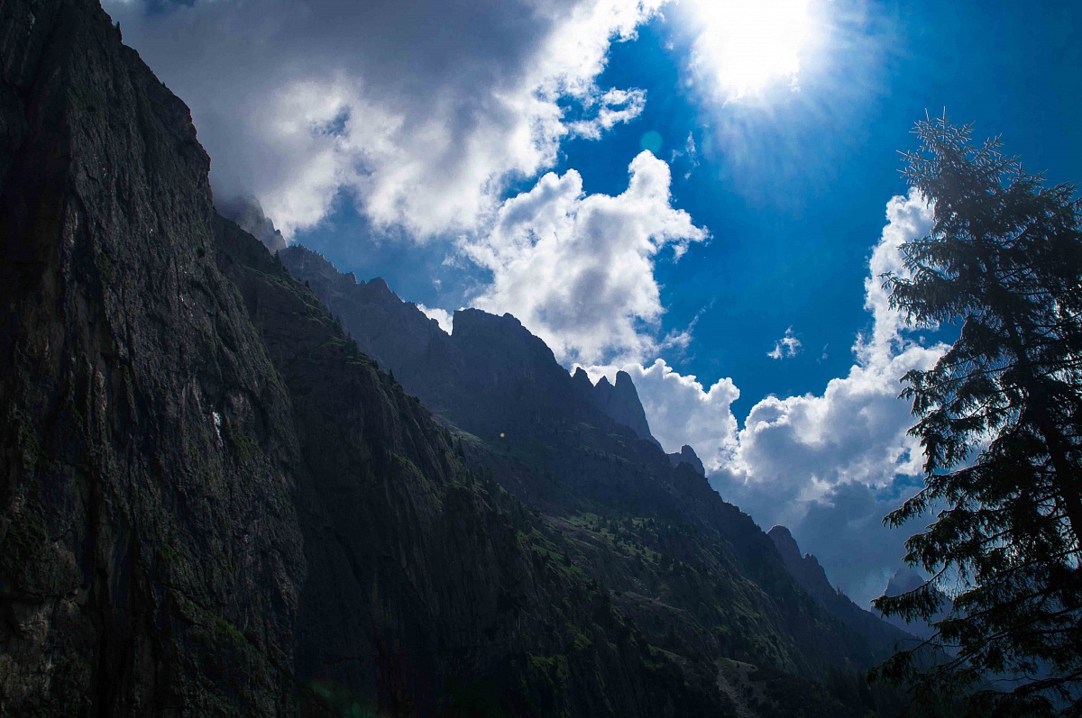 andando su al rifugio pradidali