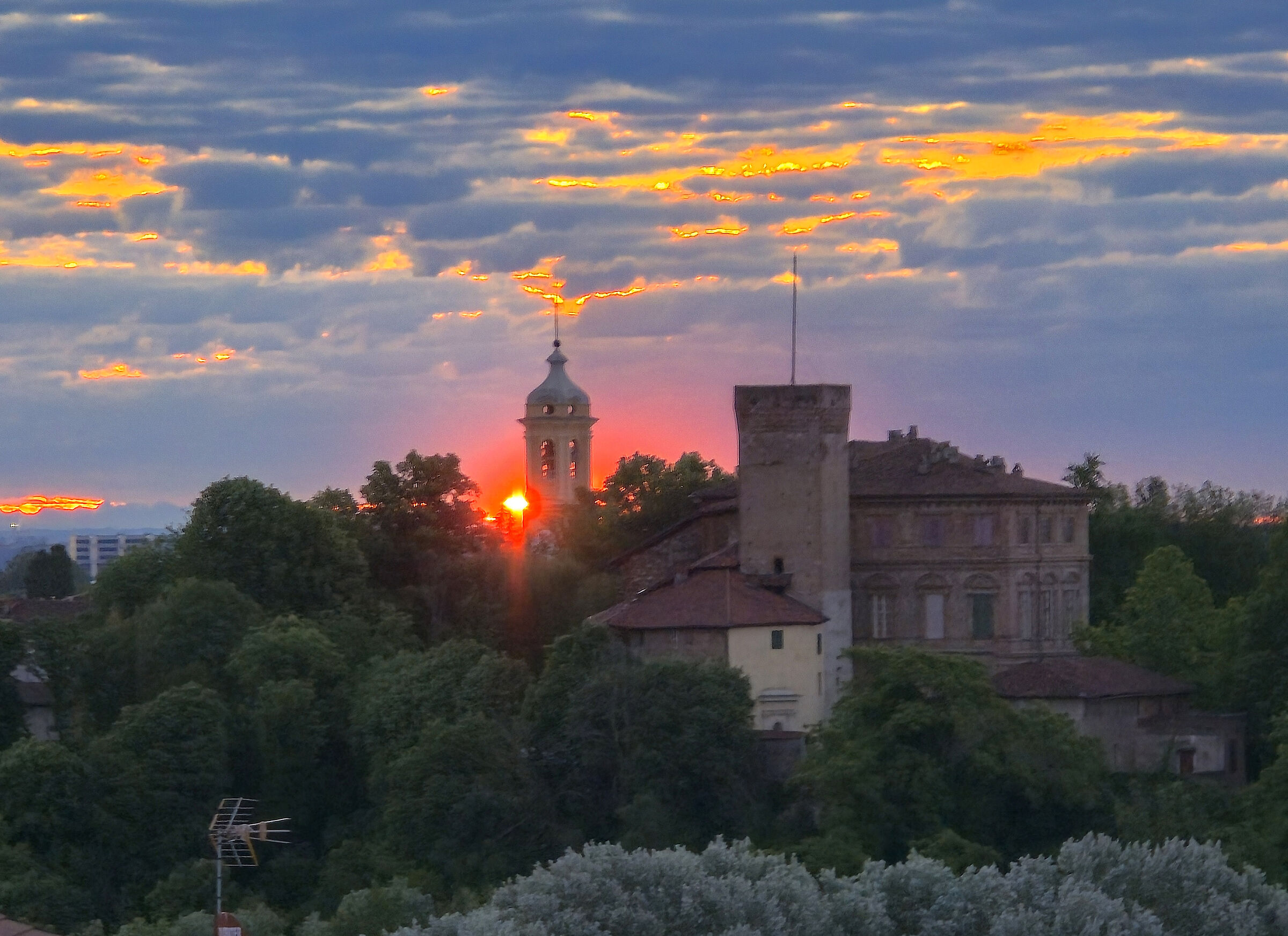 At the Castle.