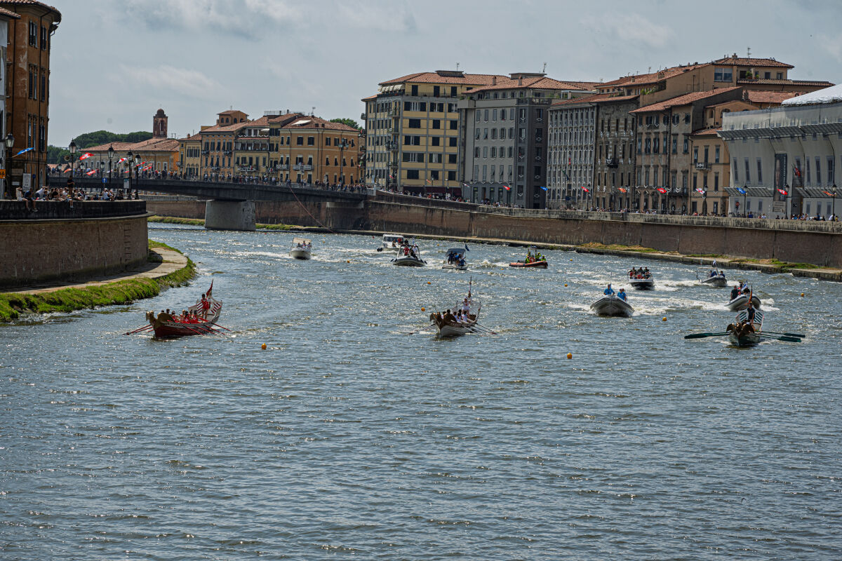 Pisa historical regatta maritime republics