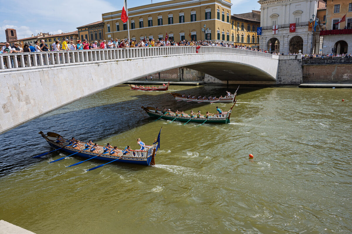 Pisa historical regatta maritime republics