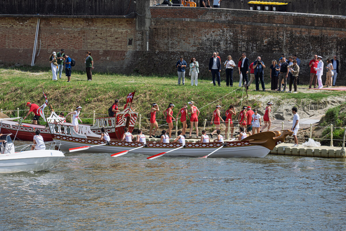 Pisa historical regatta maritime republics