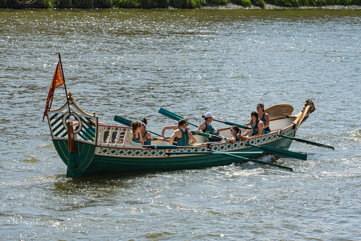 Pisa historical regatta maritime republics