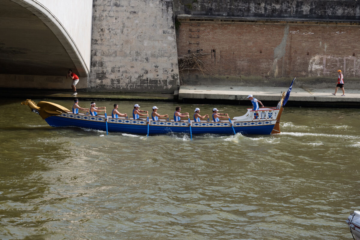 Pisa historical regatta maritime republics