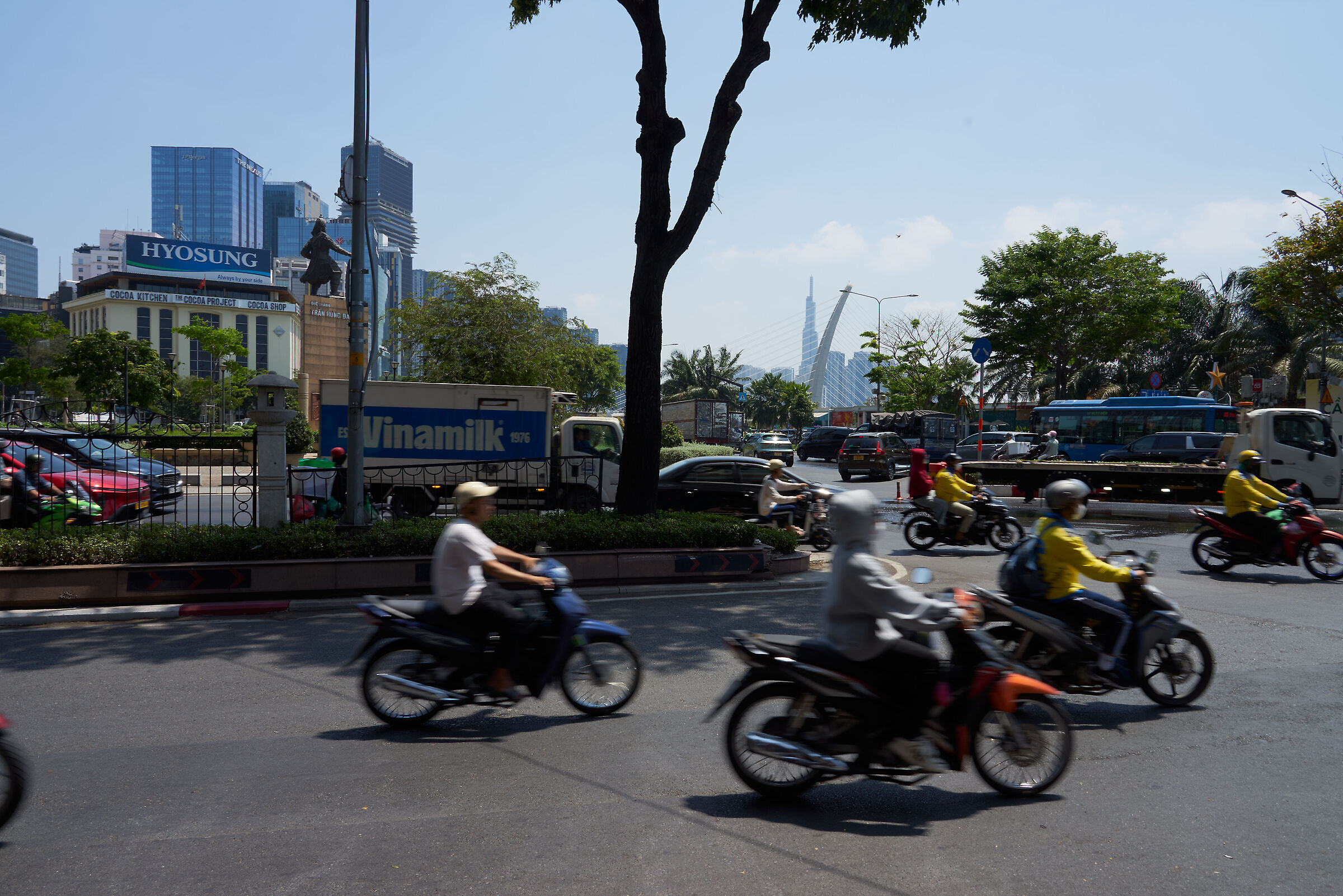 traffic... of mopeds